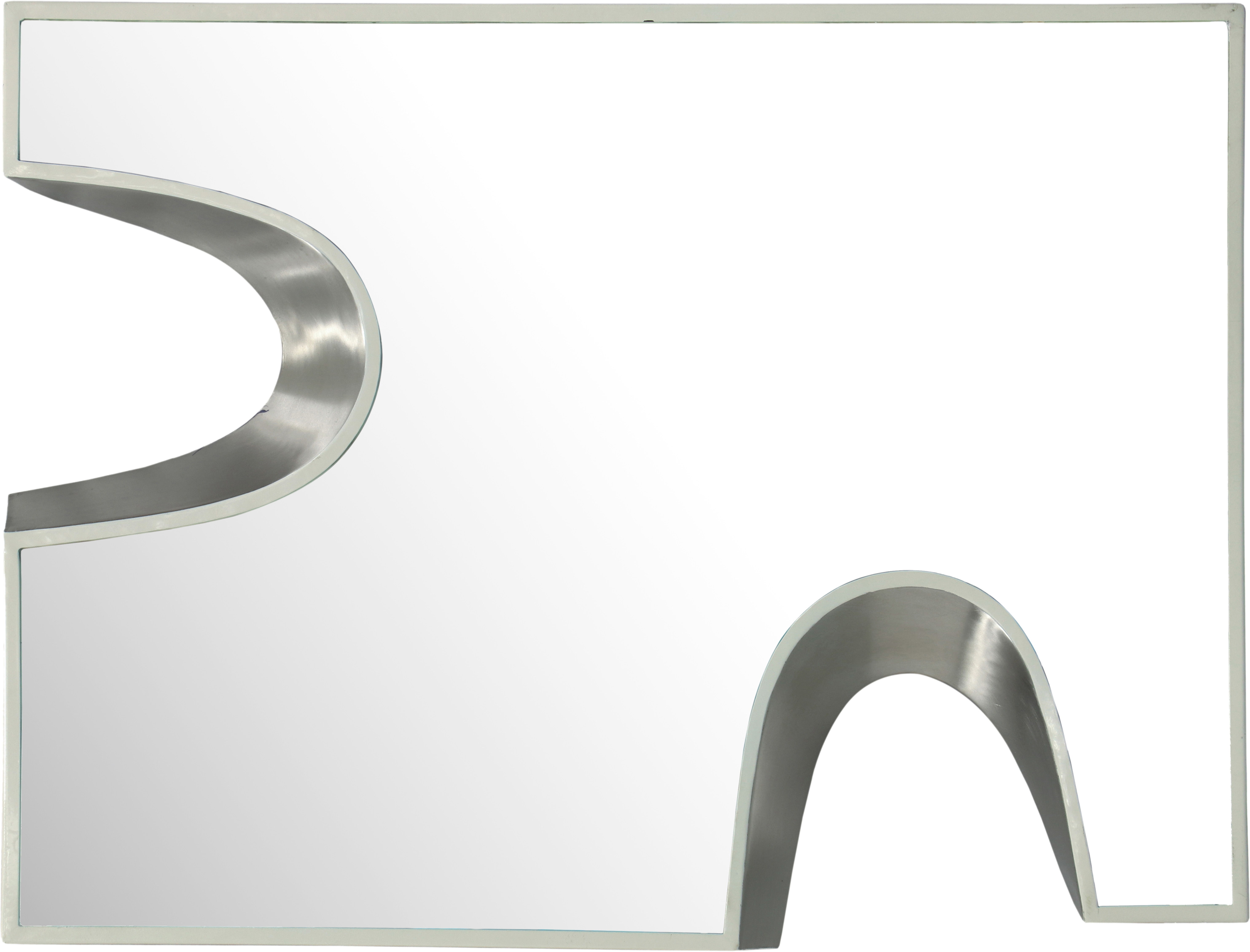 Soleil - 36" Mirror - Cream / Silver