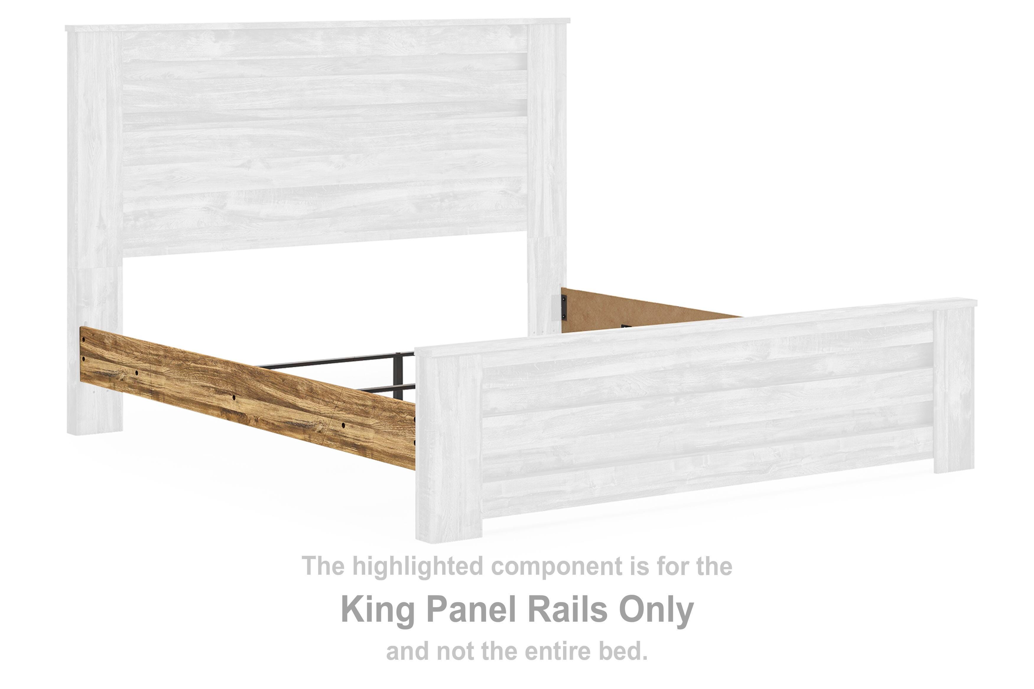 Maystonna – King Panel Rails – Brown