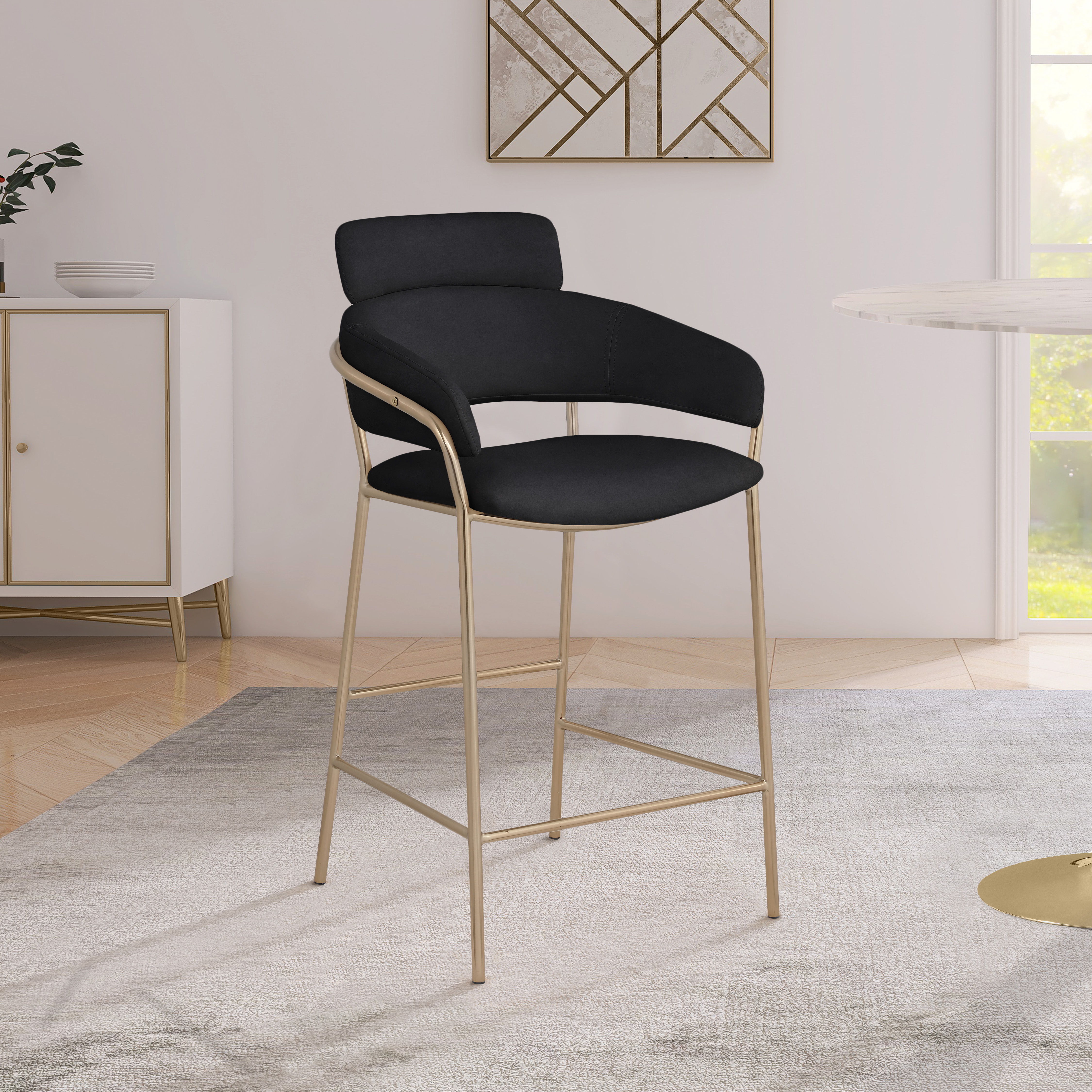 Yara - Counter Stool - Black