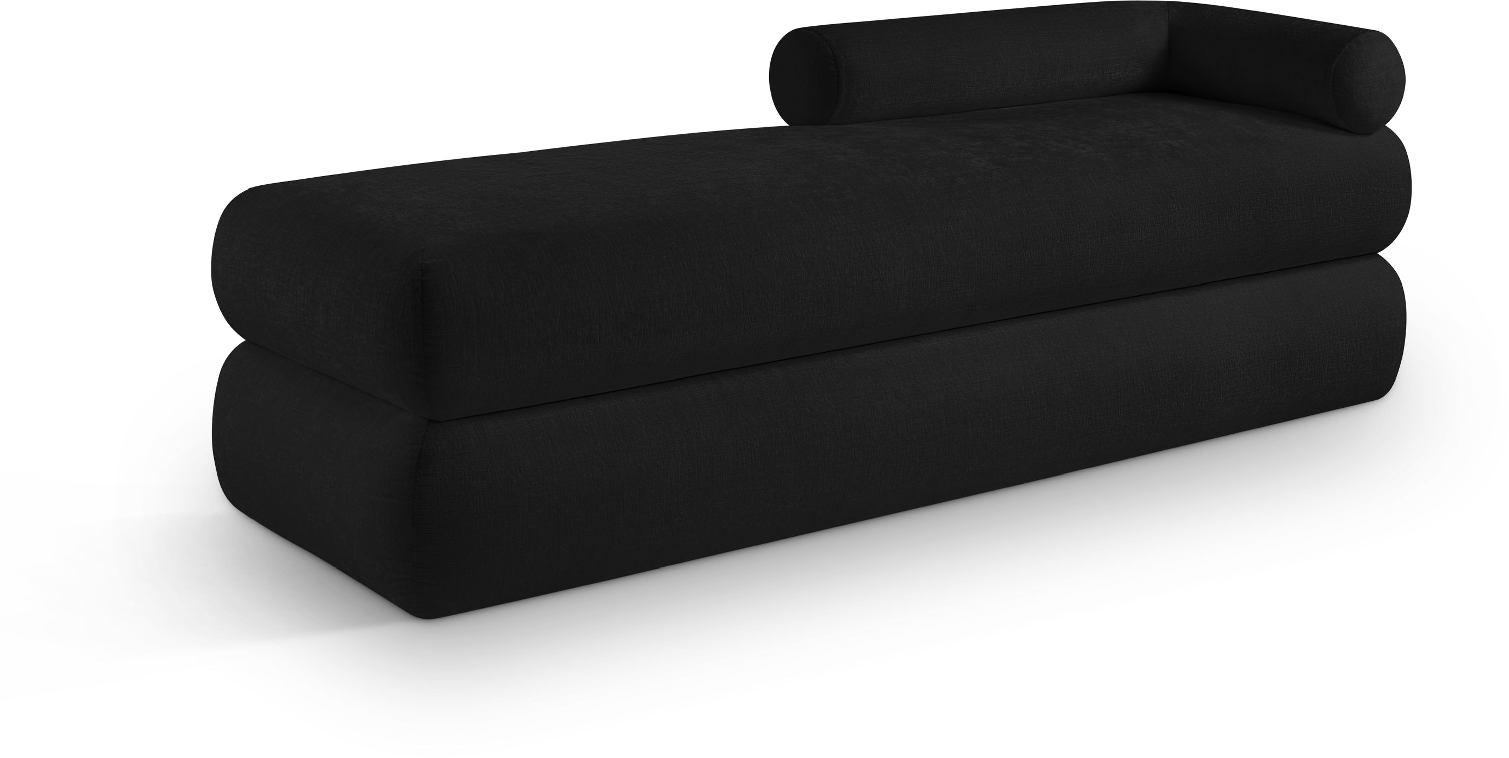 Kennedy - Chenille Bench - Black