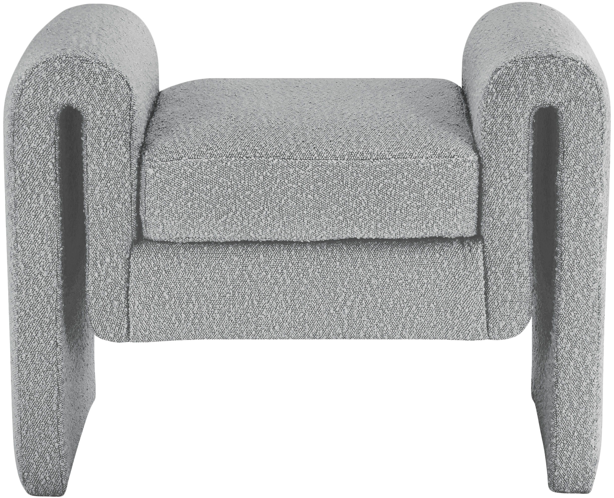 Stylus - Fabric Bench - Gray