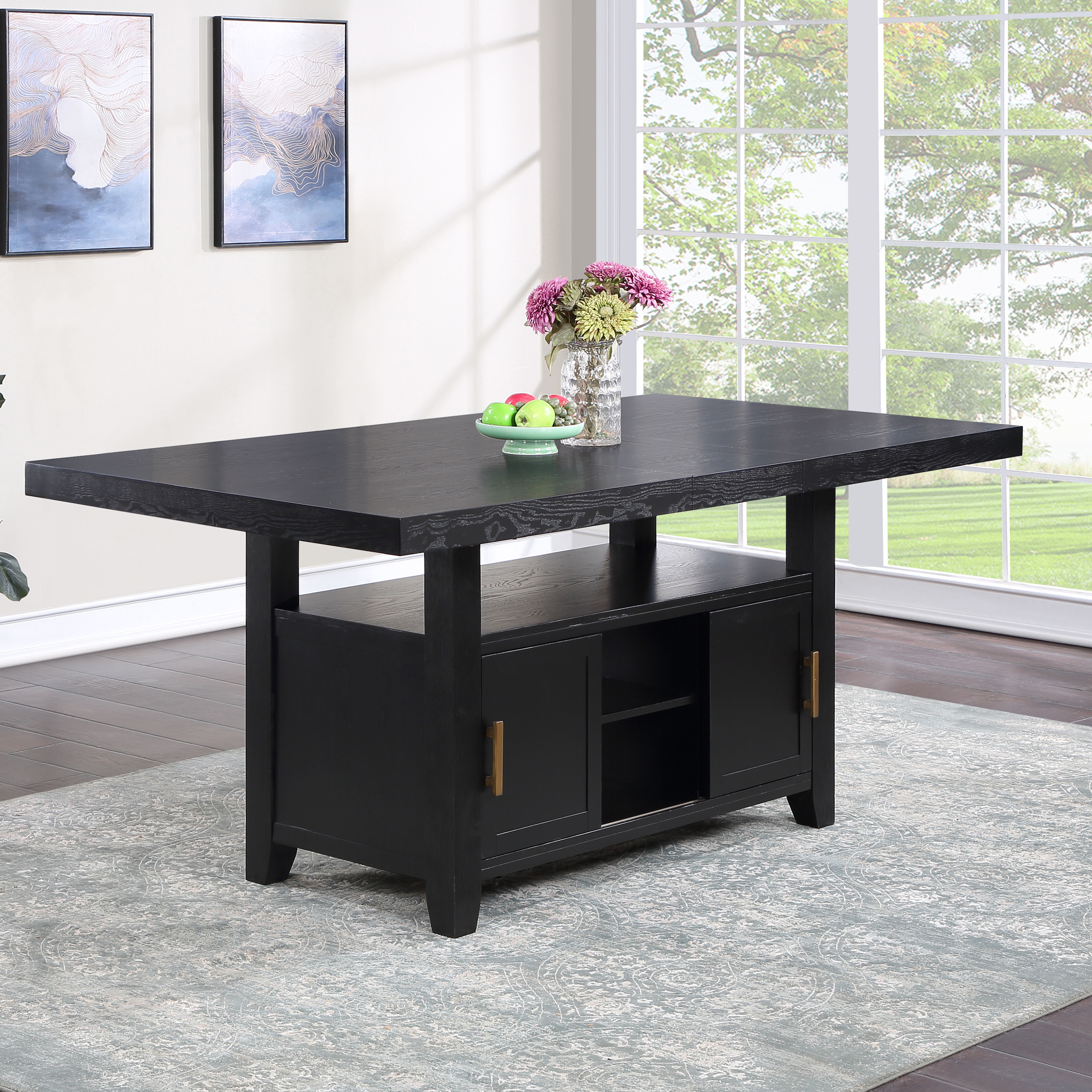Yves - Storage Counter Top - Black