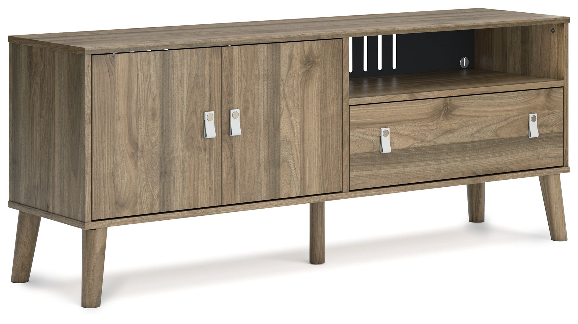 Ashley Aprilyn Medium TV Stand - Honey
