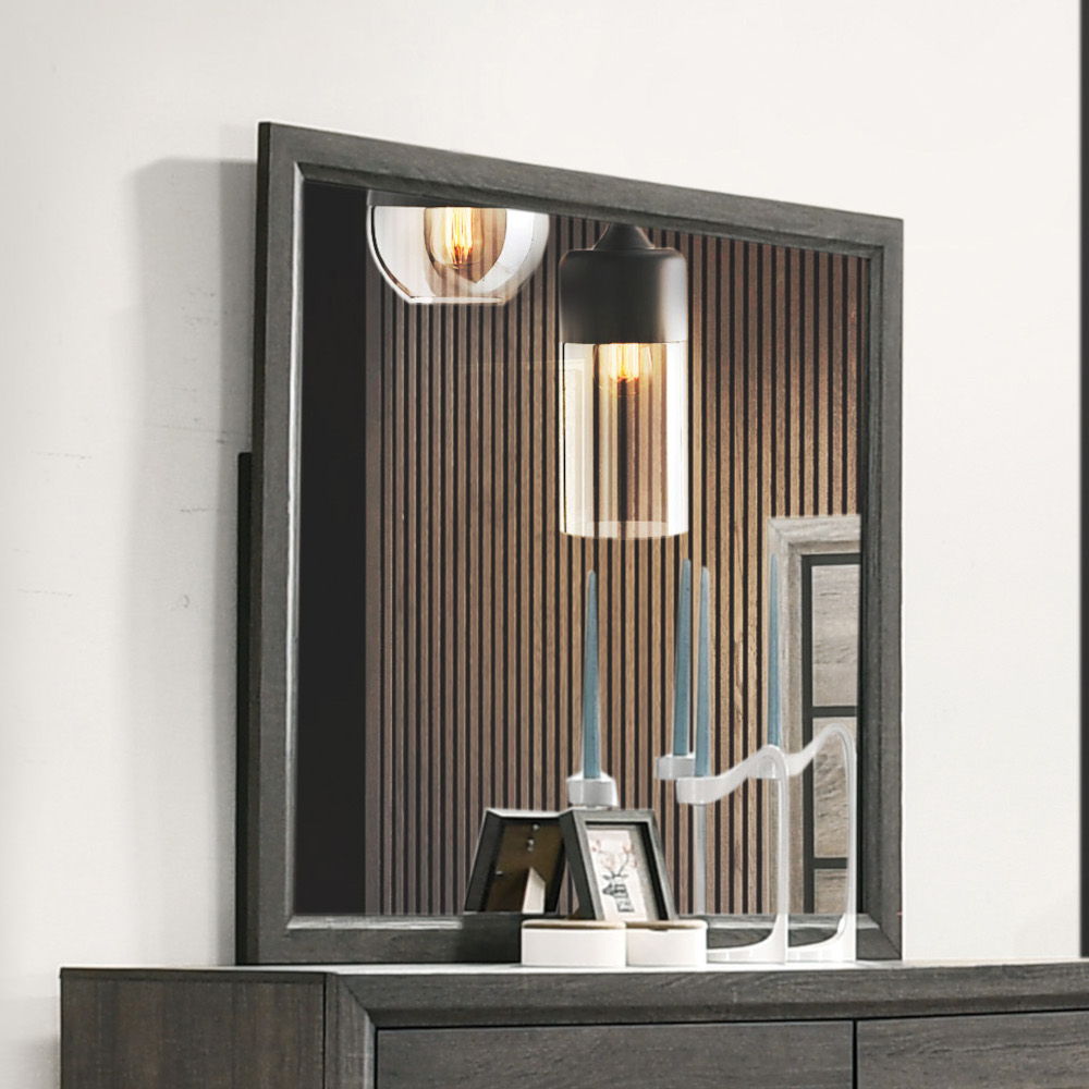 Valdemar - Mirror - Weathered Gray, dark gray