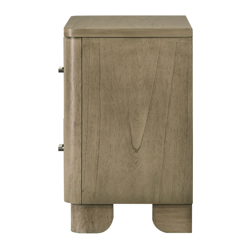 Lakkari - Nightstand - Antique Oak, light brown, view 4