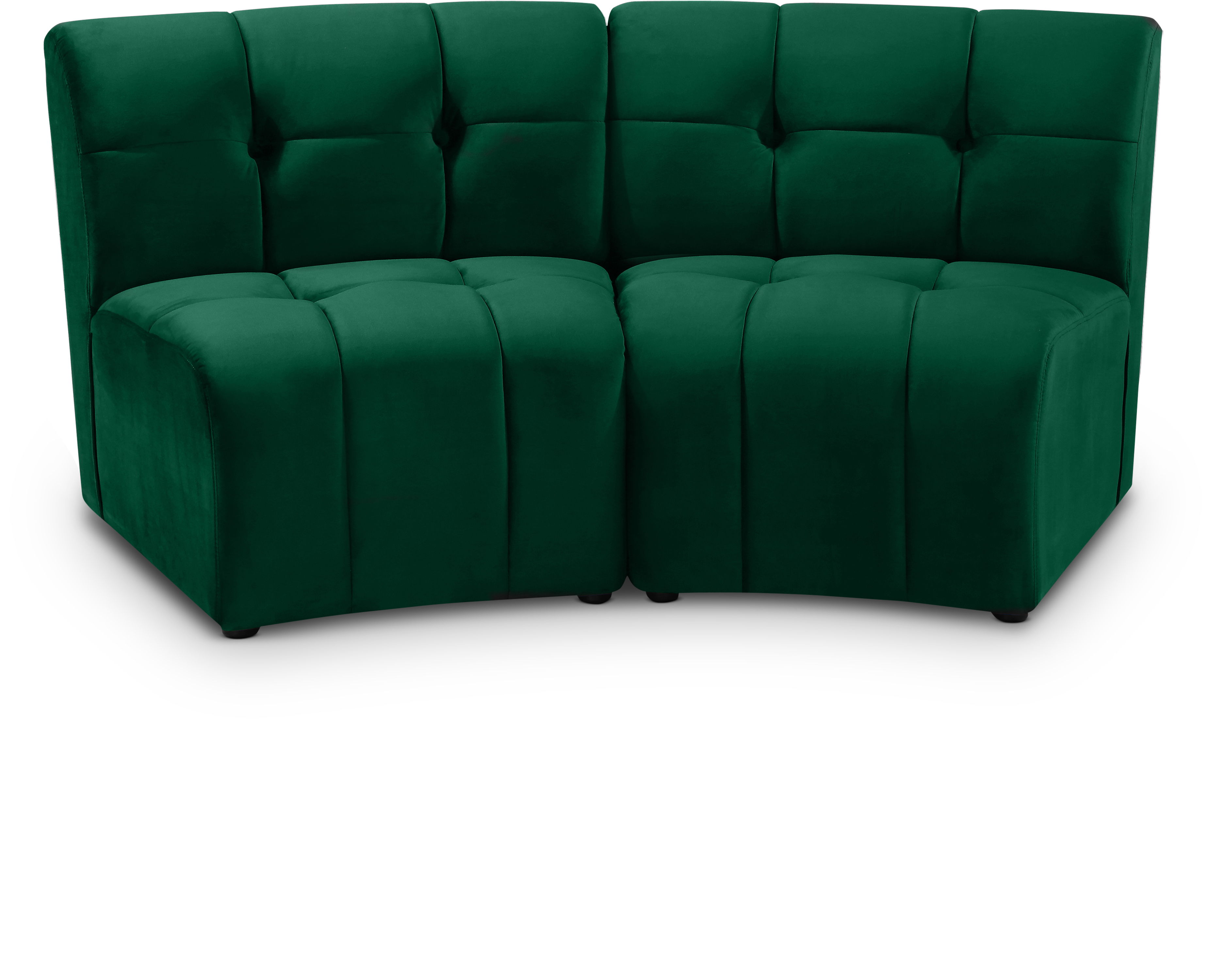 Limitless - 2 Piece Modular Sectional - Green