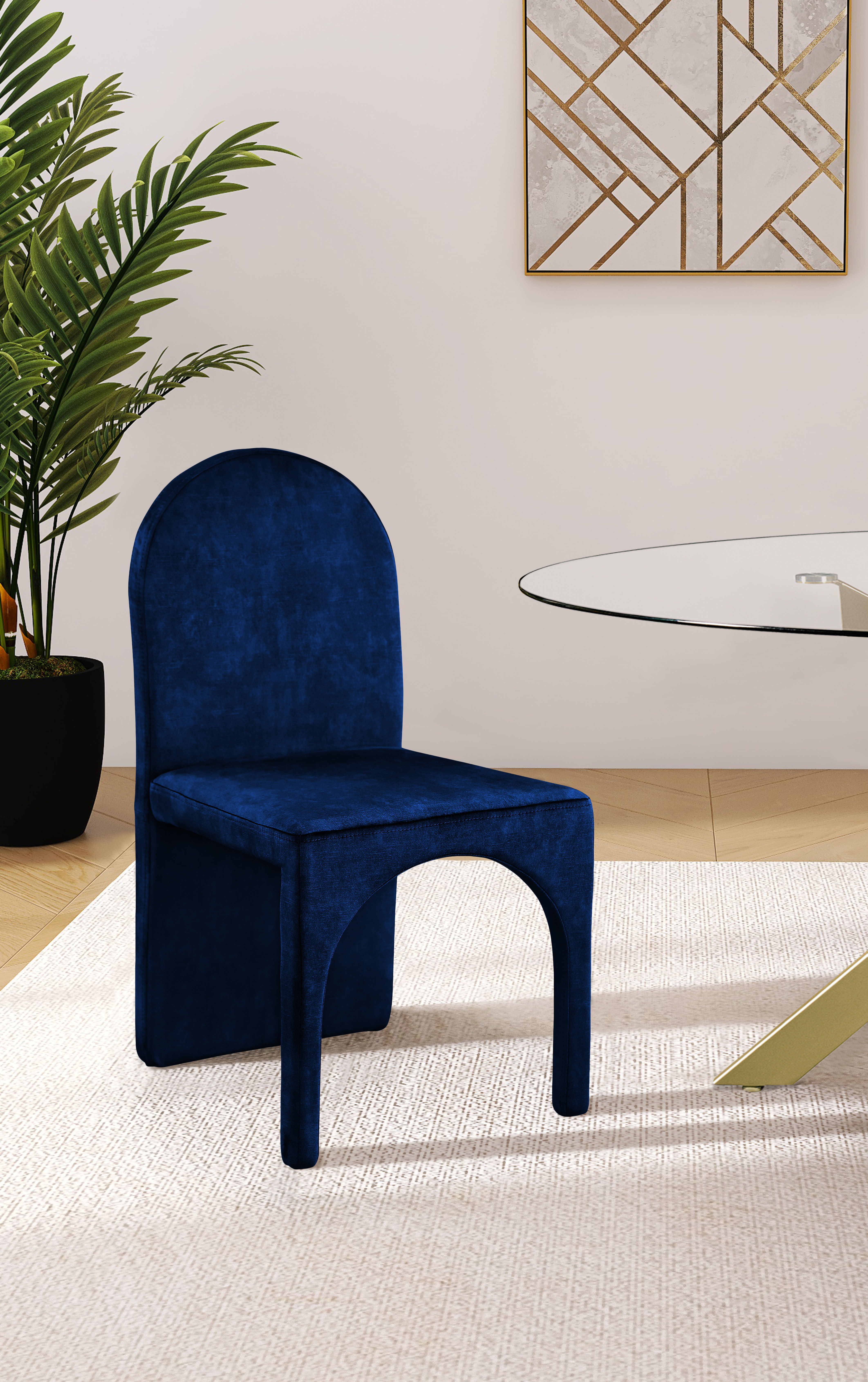 Summer - Dining Side Chair (Set of 2) - Navy