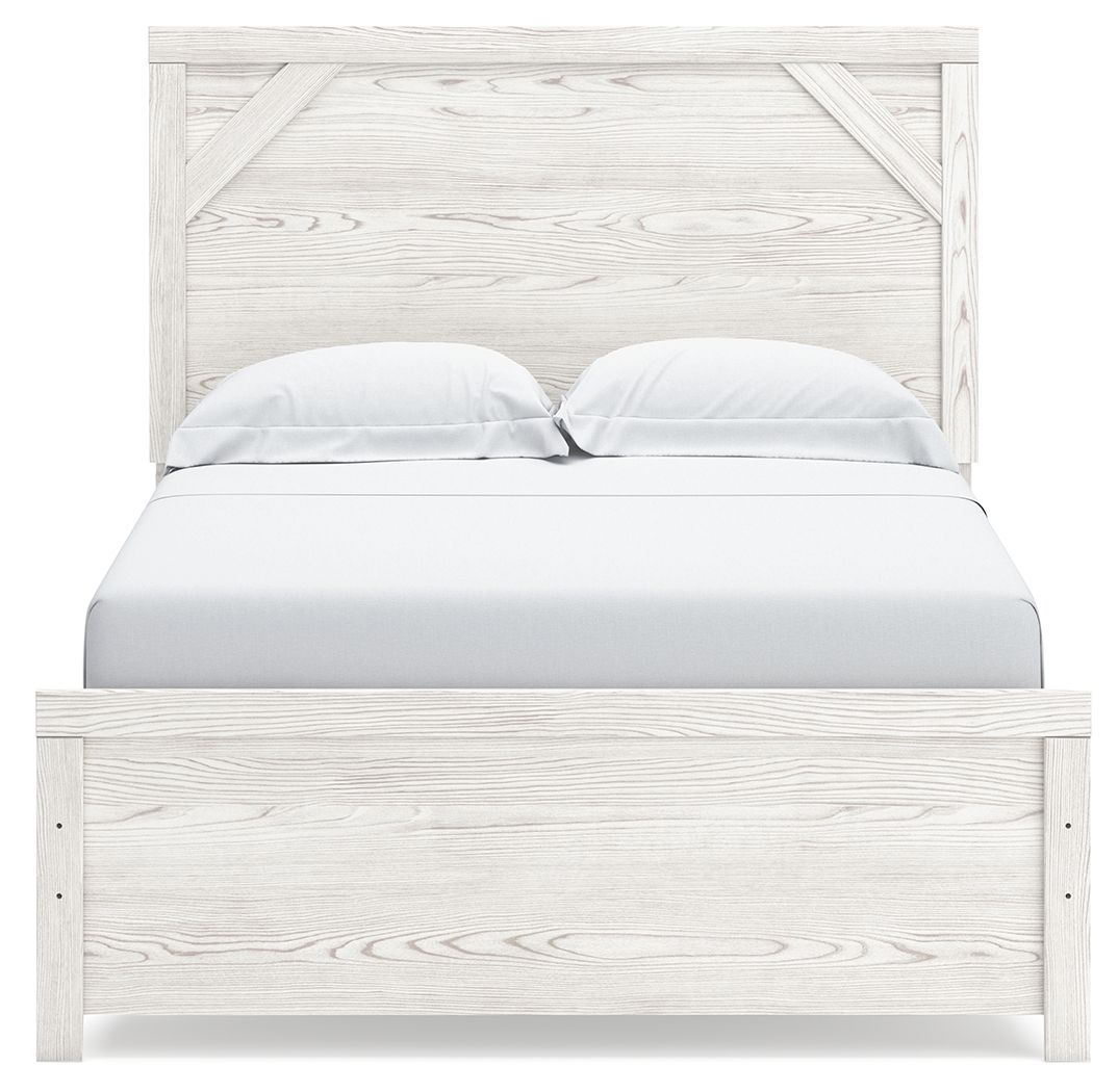 Ashley Furniture Gerridan - Full Panel Bed - White / Gray - Image 4