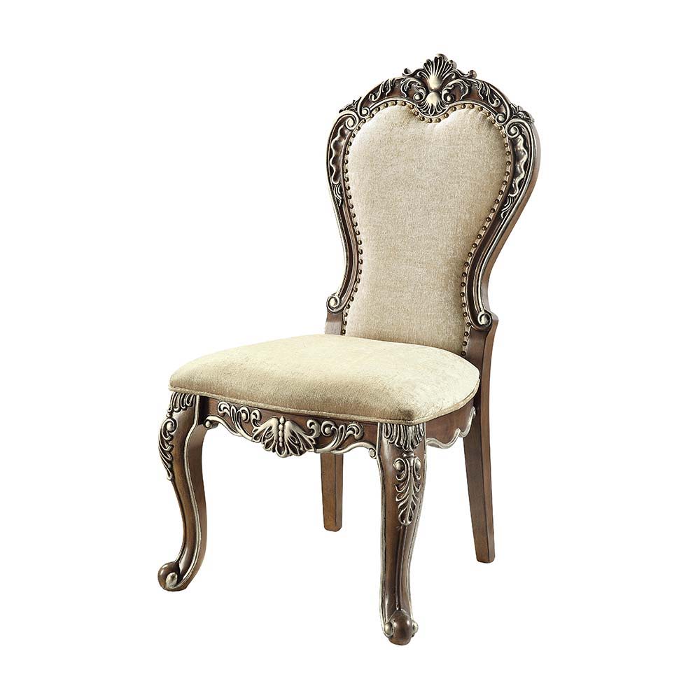 Latisha - Side Chair (Set of 2) - Antique Oak, dark brown