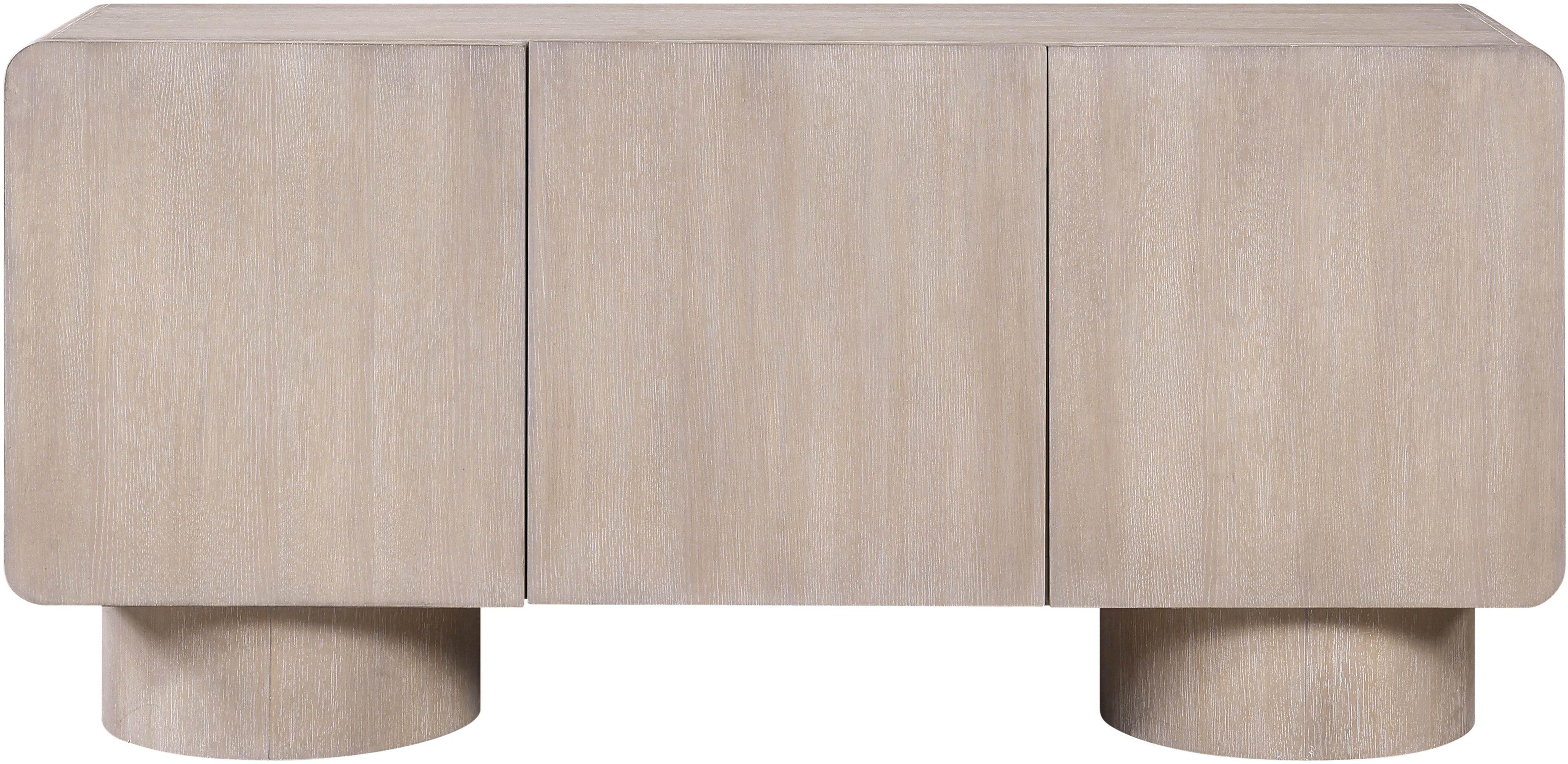 Adagio - Solid Wood And Oak Veneer Sideboard / Buffet - Natural