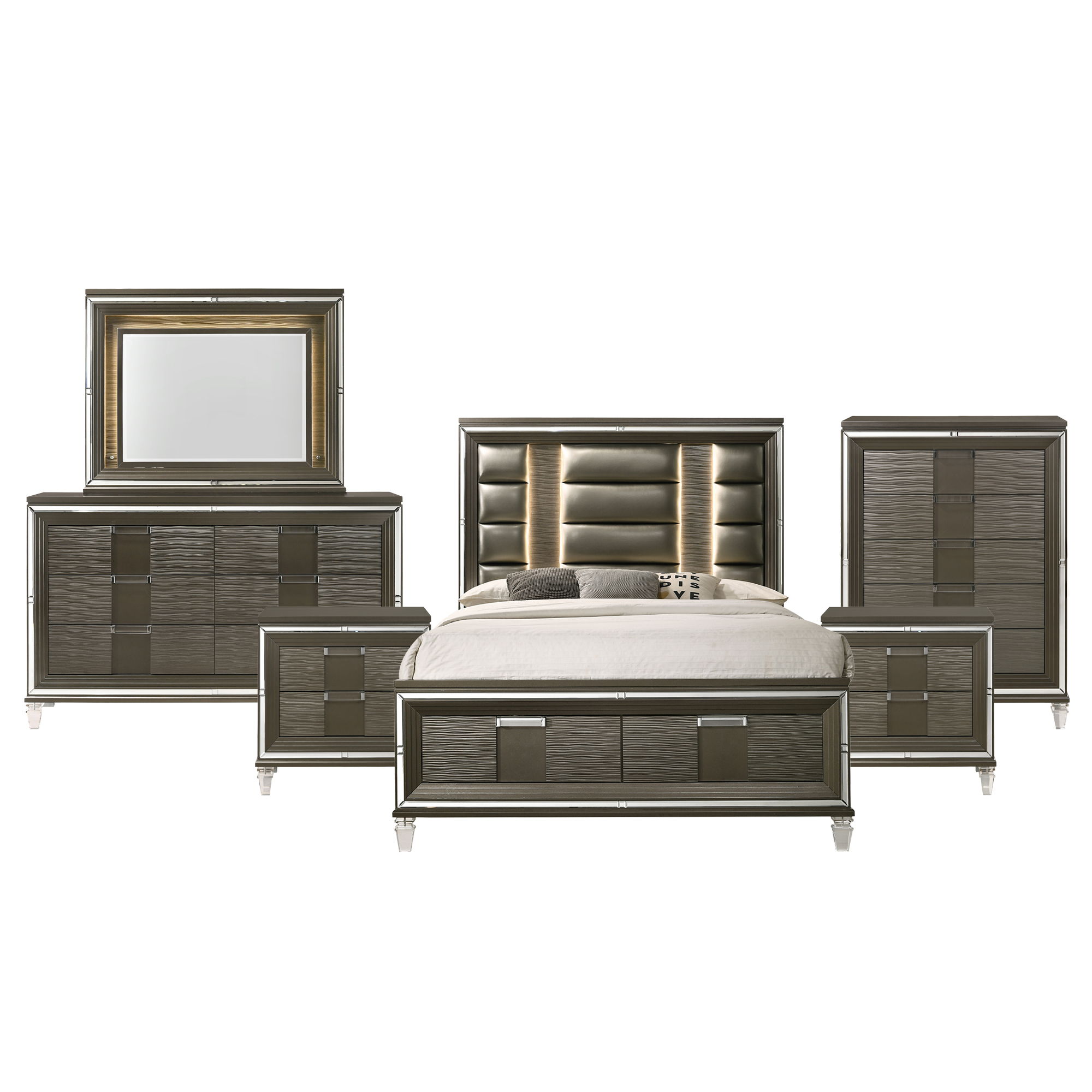 Queen · 6 Pc · Bedroom Set