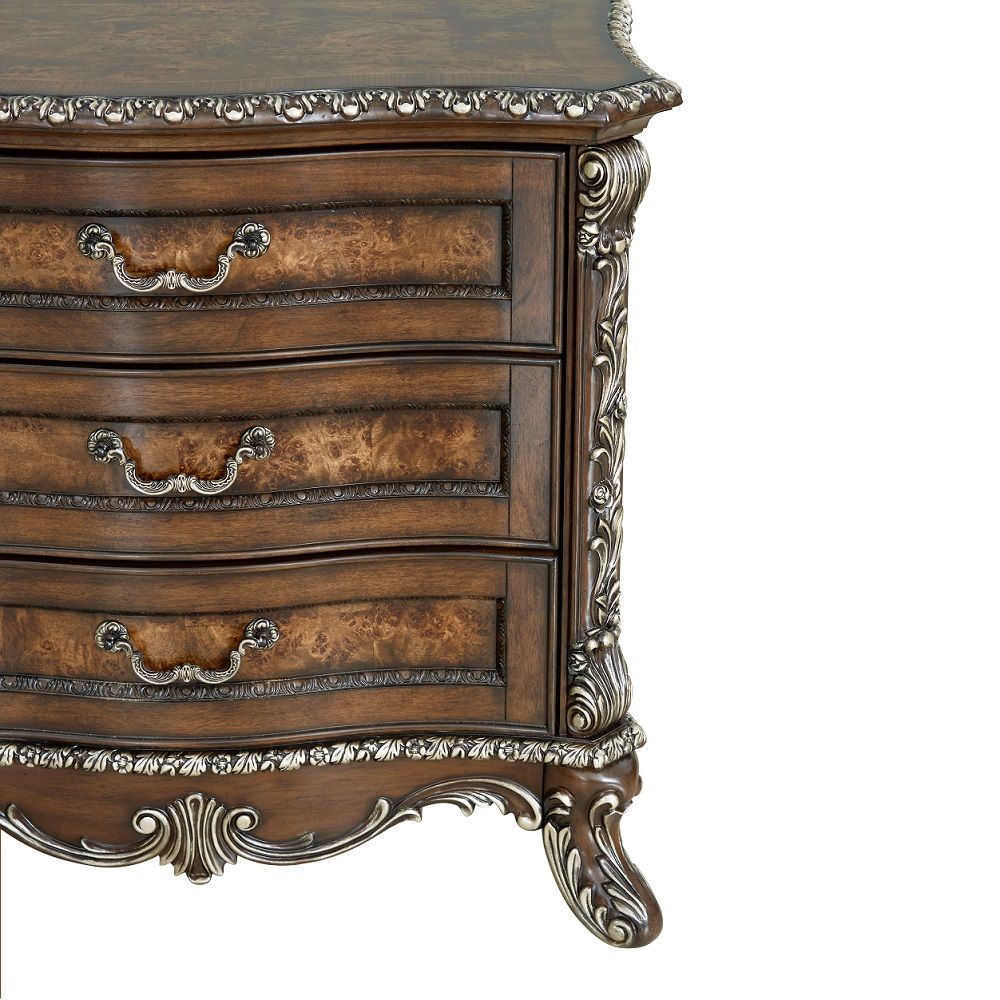 Devany - Nightstand - Cherry, dark brown, view 6