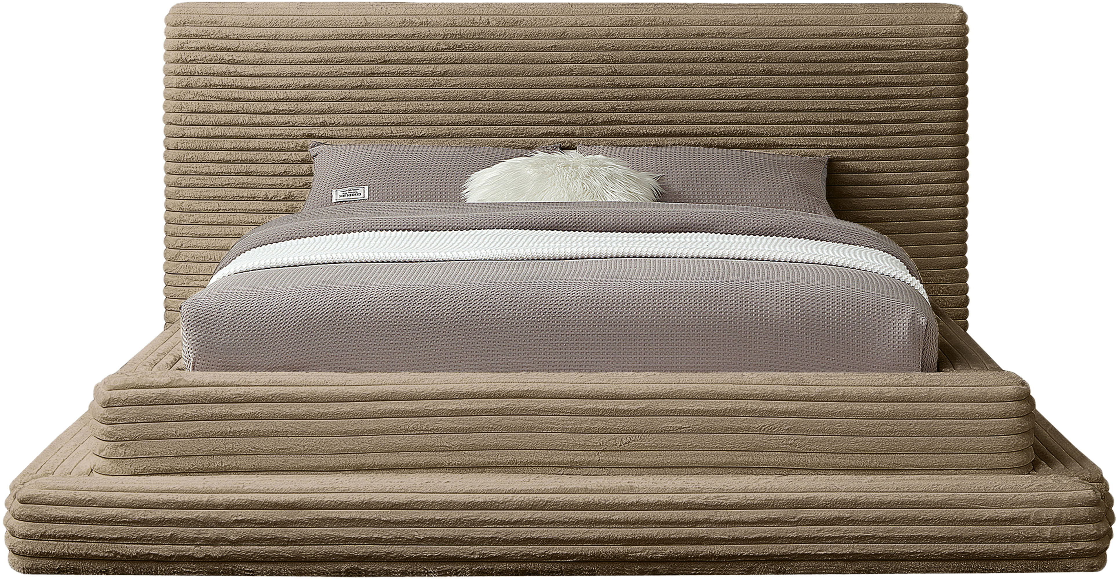 Drew - Full Bed - Taupe