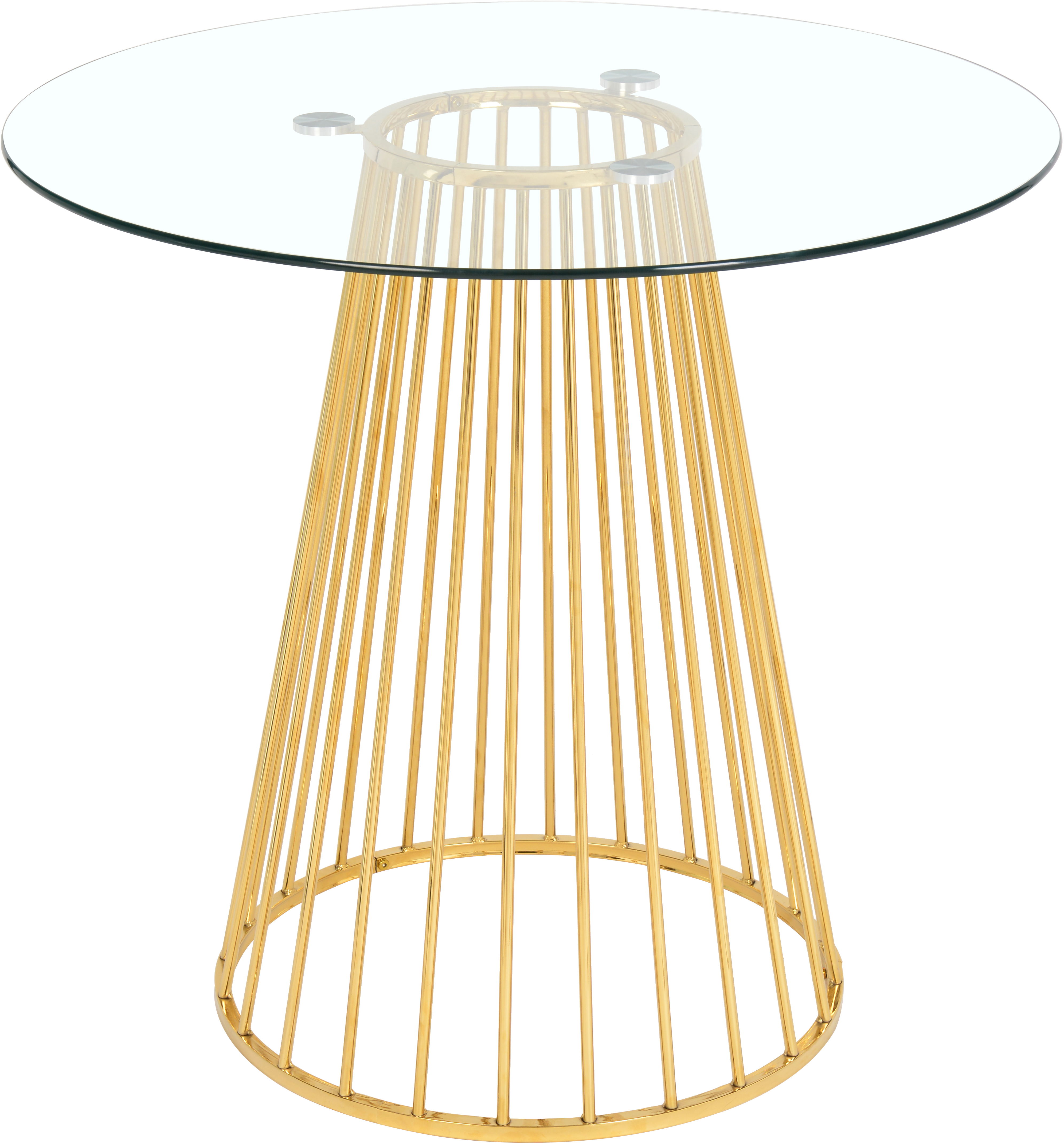 Gio - Metal Counter Height Table - Gold