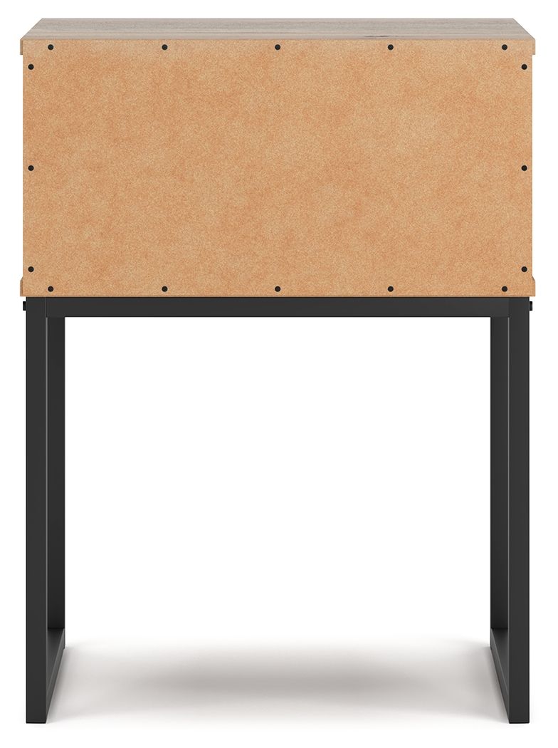 Deanlow - One Drawer Night Stand - Honey, light brown, view 6