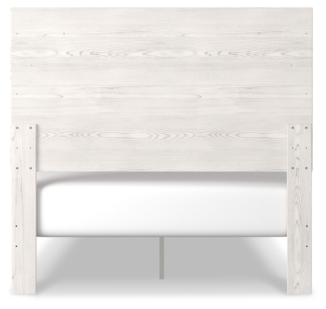 Ashley Furniture Gerridan - Full Panel Bed - White / Gray - Image 6