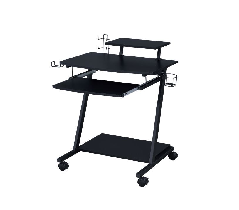 Ordrees - Gaming Desk - Black, black, view 2
