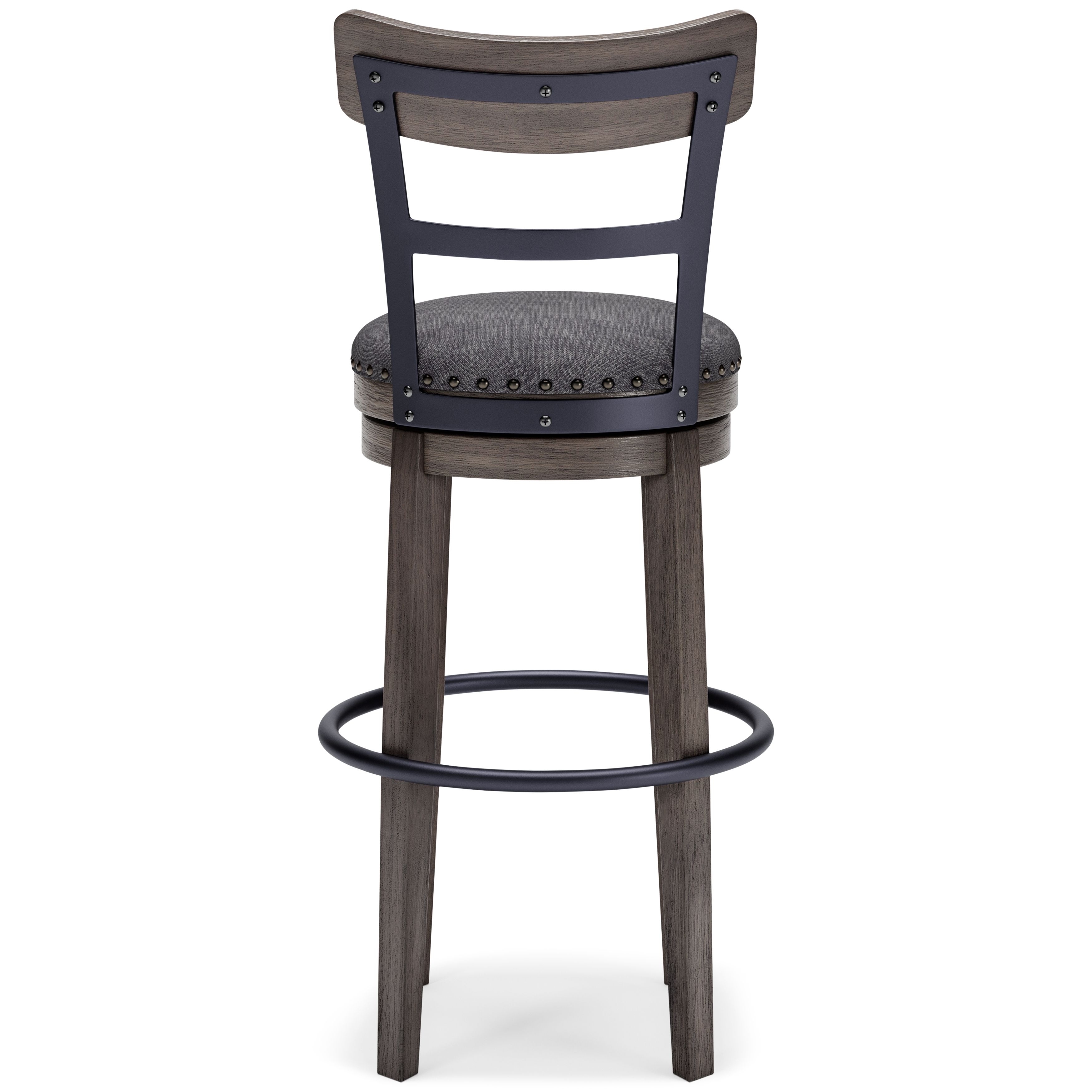Ashley Furniture Caitbrook - Tall UPH Swivel Barstool - Gray - Image 8