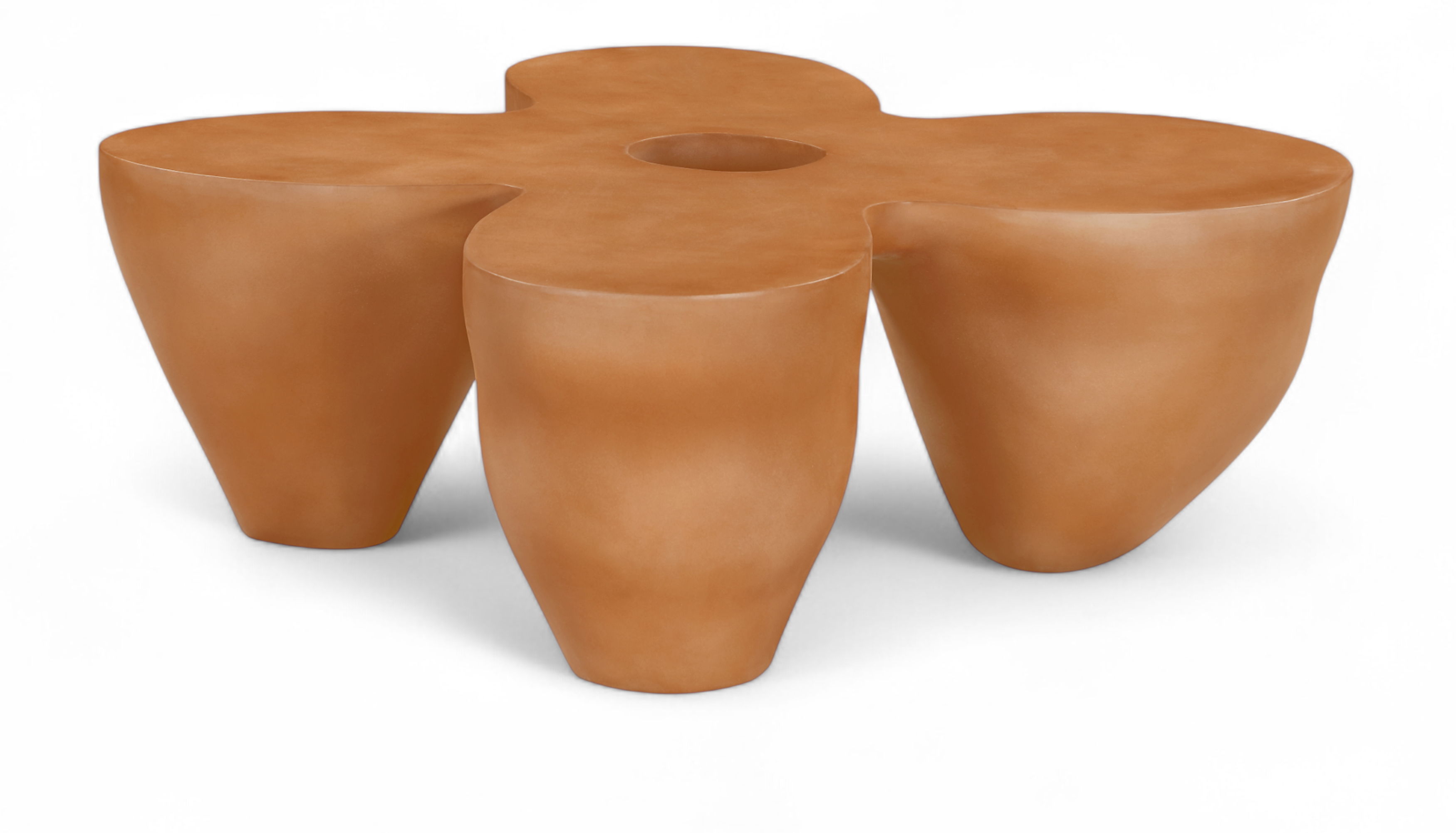 Fiore - Concrete Coffee Table - Terracotta