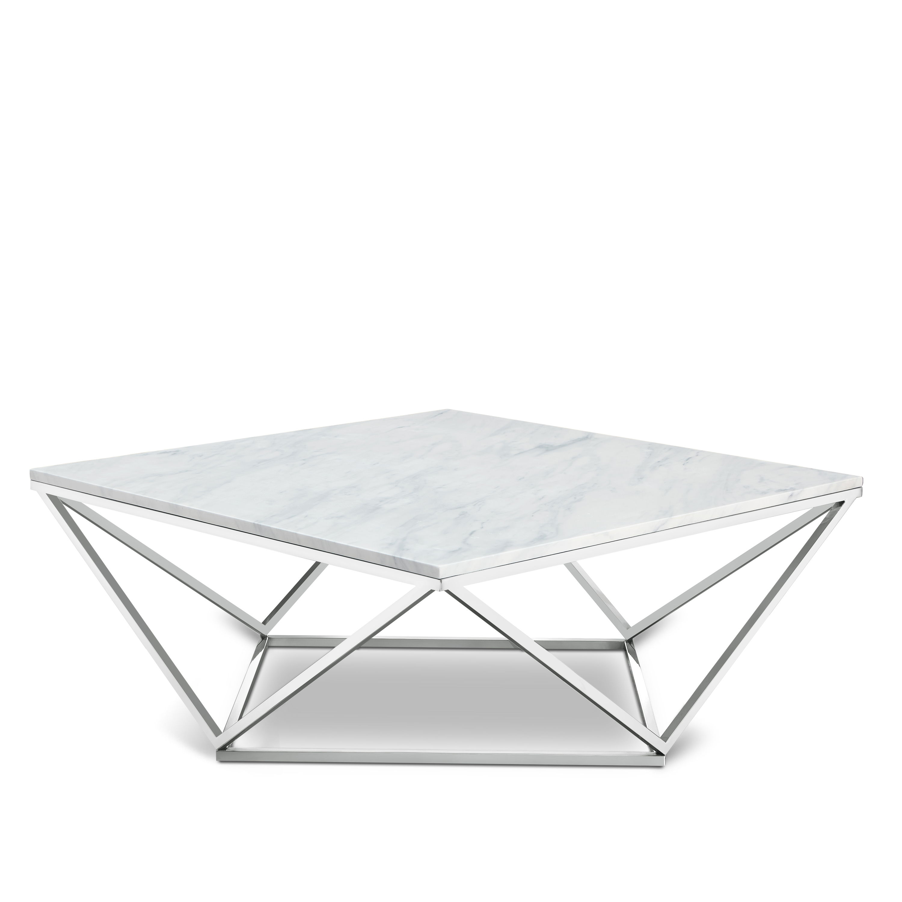 Skylar - Coffee Table - Pearl Silver
