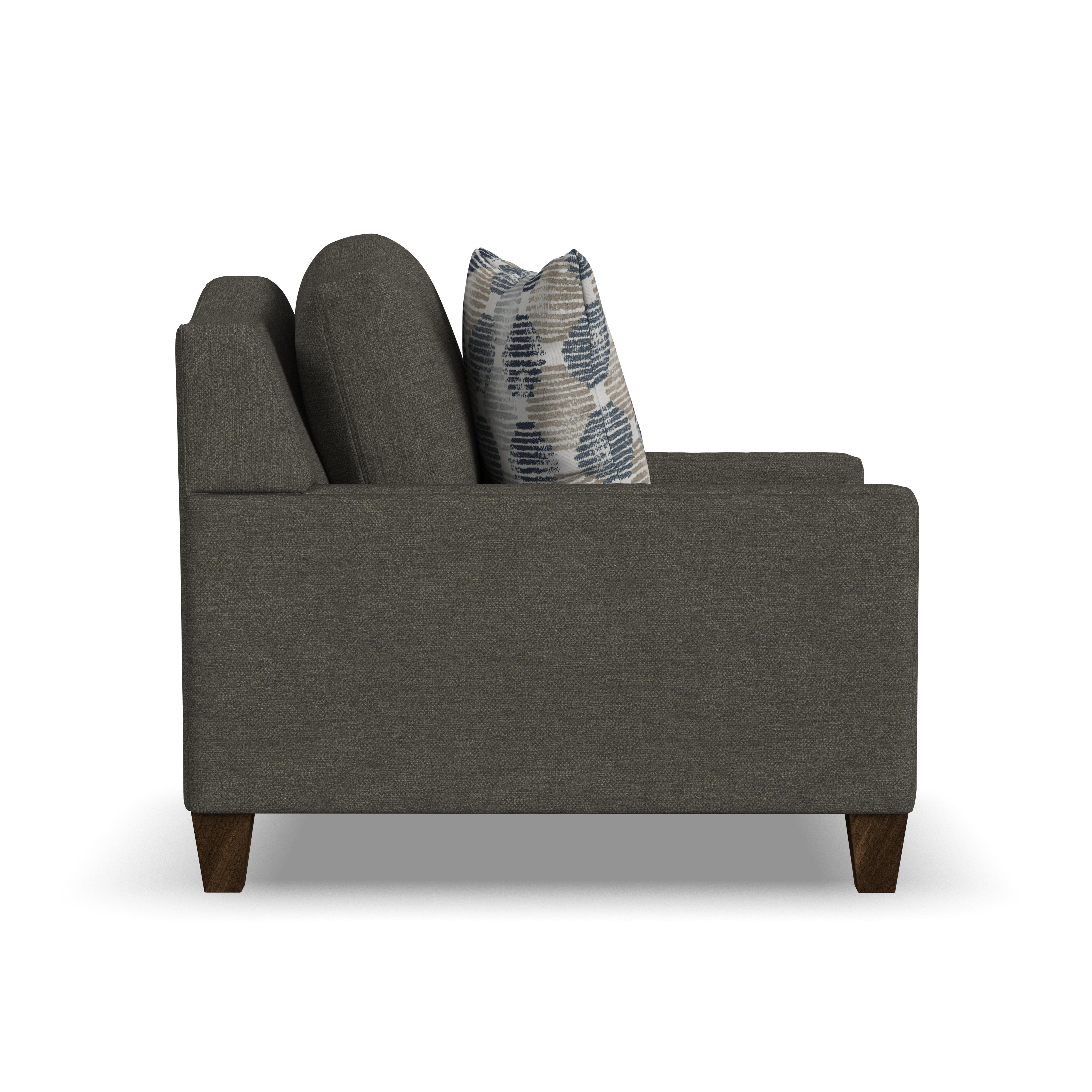 Lottie - Fabric Chair, dark gray, view 3