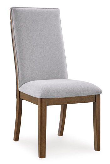 Ashley Lyncott Dining UPH Side Chair (2/CN) - Beige/Brown