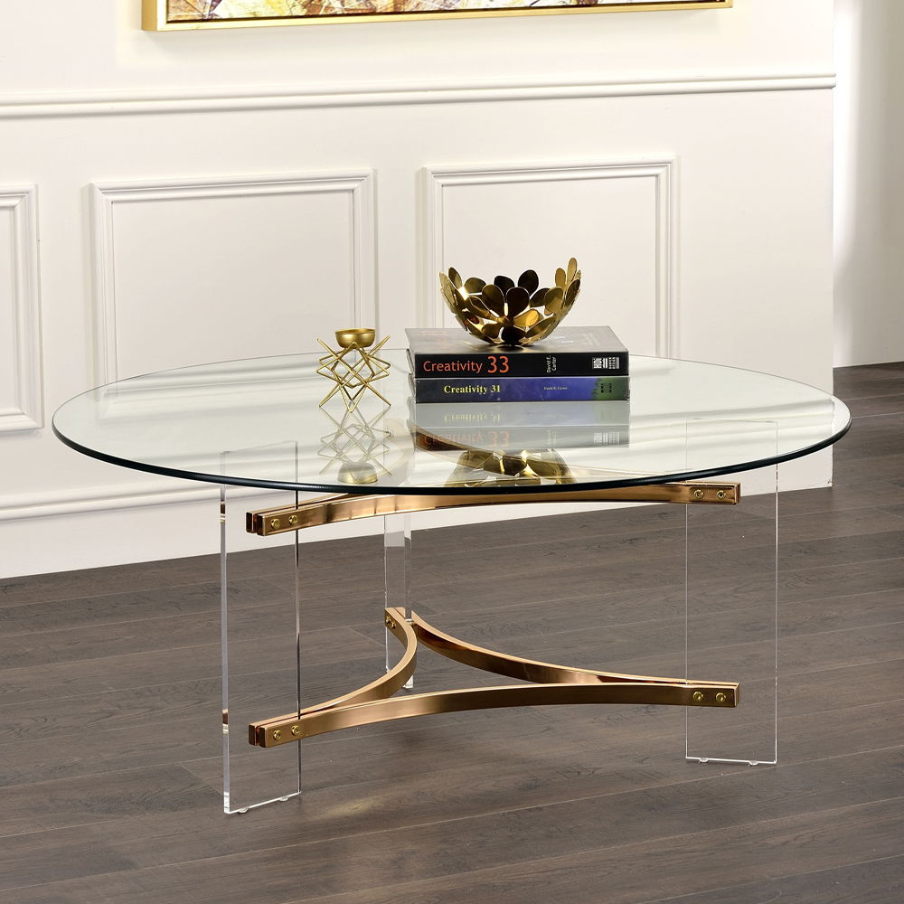 Sosi - Coffee Table - Gold, gold, view 7