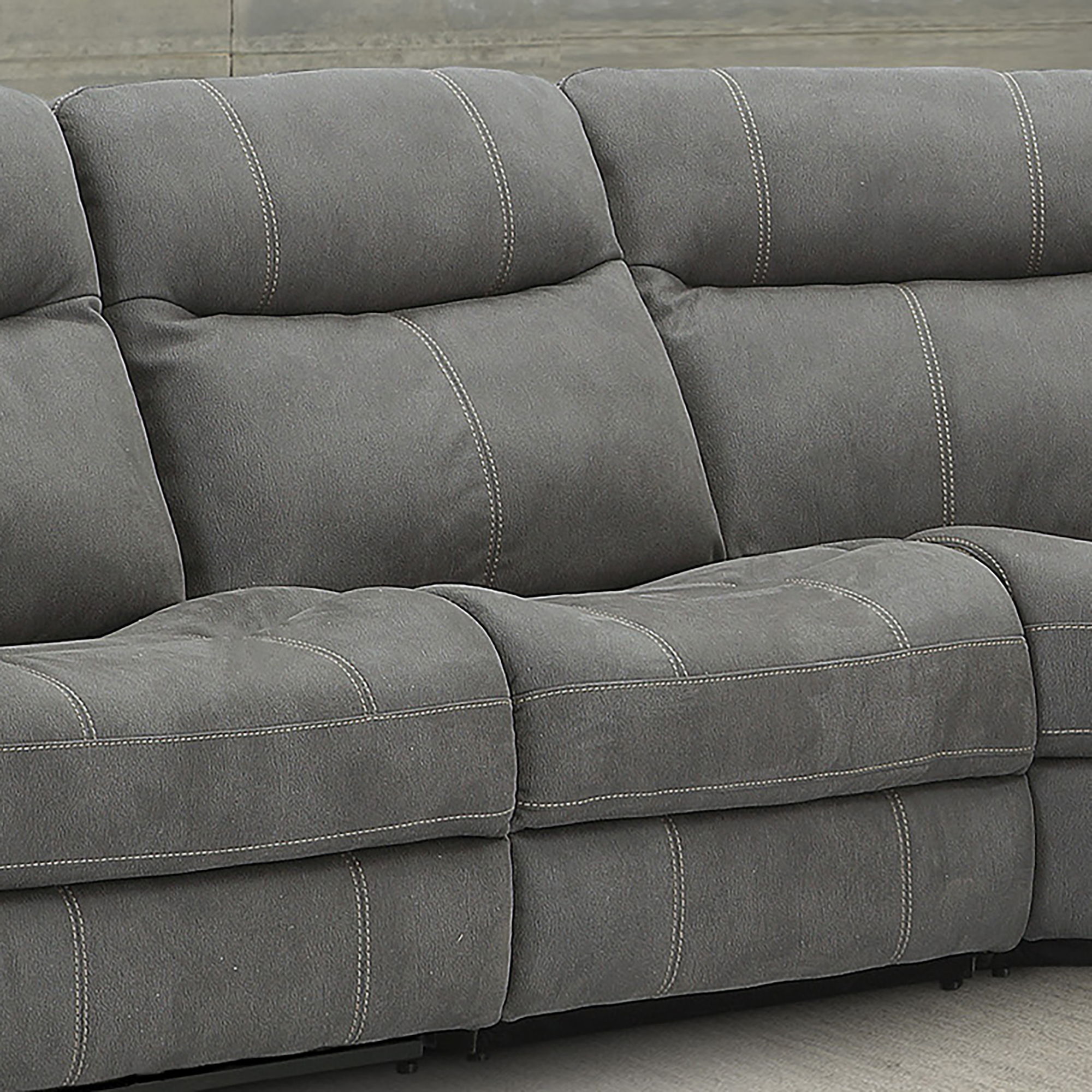Parker House Mason - Manual Armless Recliner - Carbon