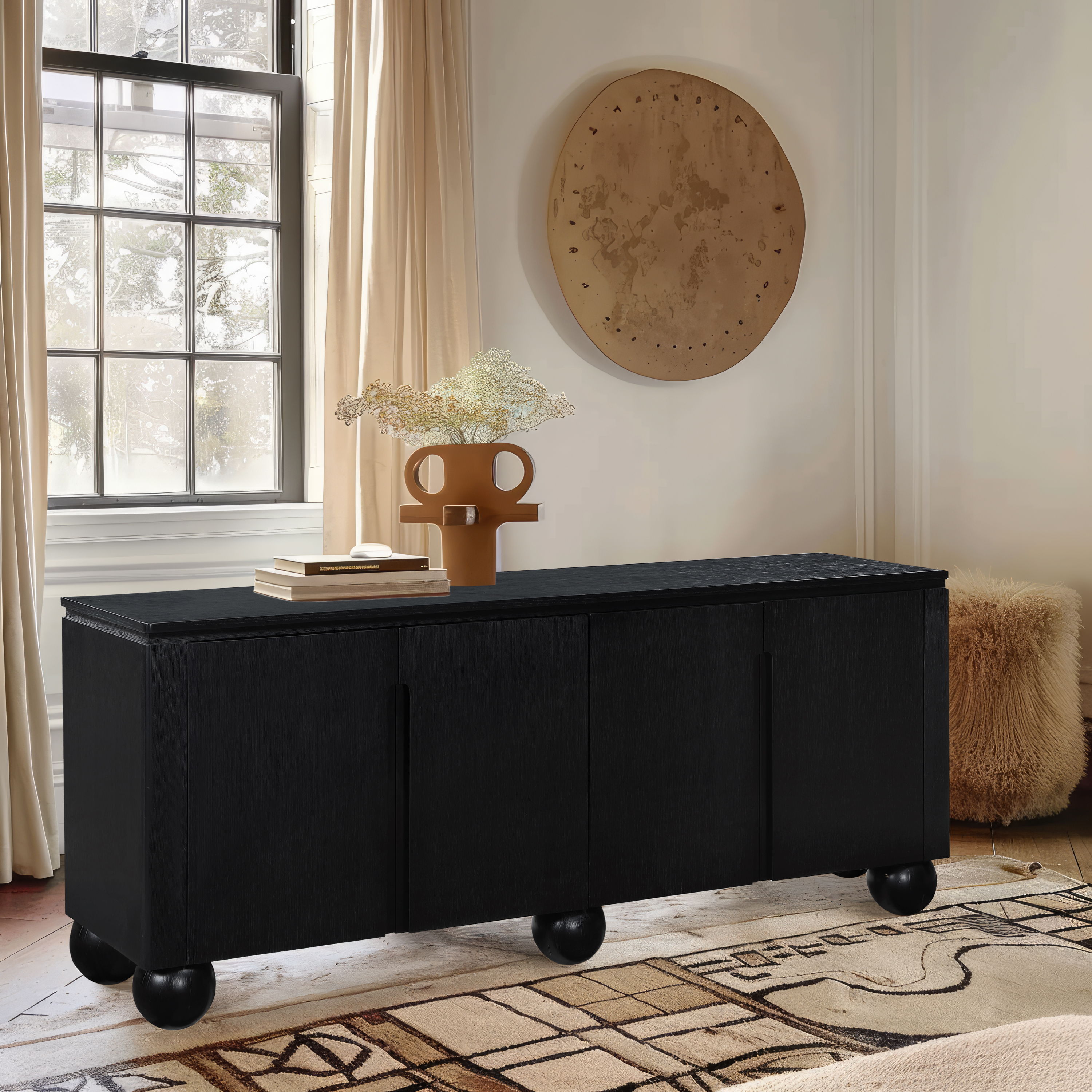 Cardiff - Sideboard / Buffet - Black