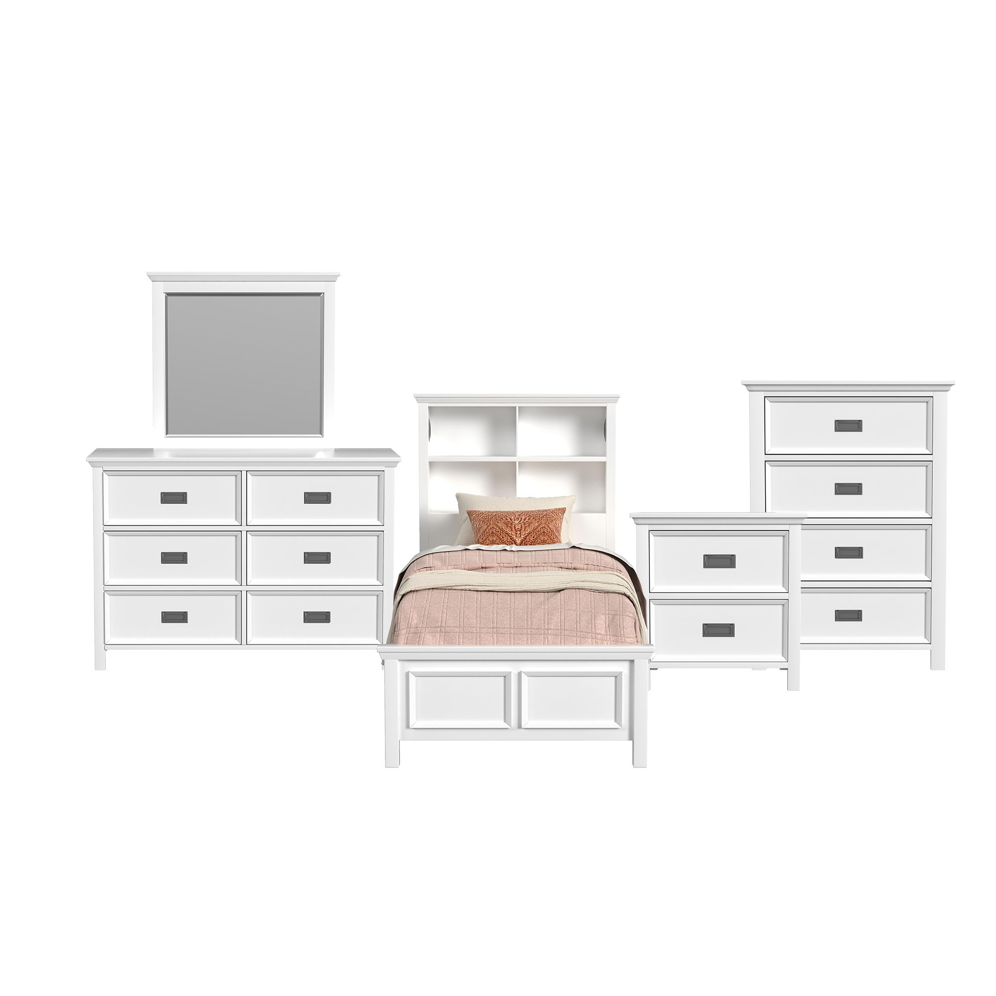 Twin · 5 Pc · Bedroom Set