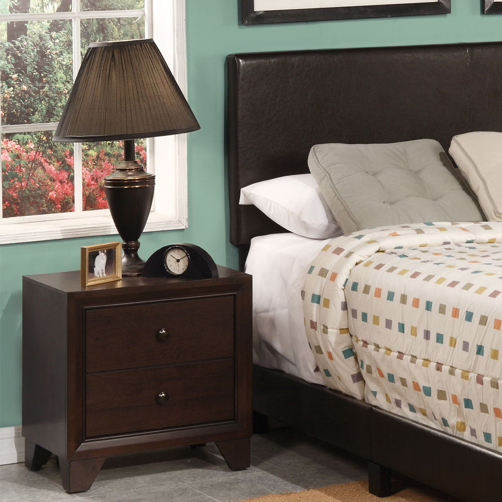 Madison - Nightstand - Espresso, dark brown