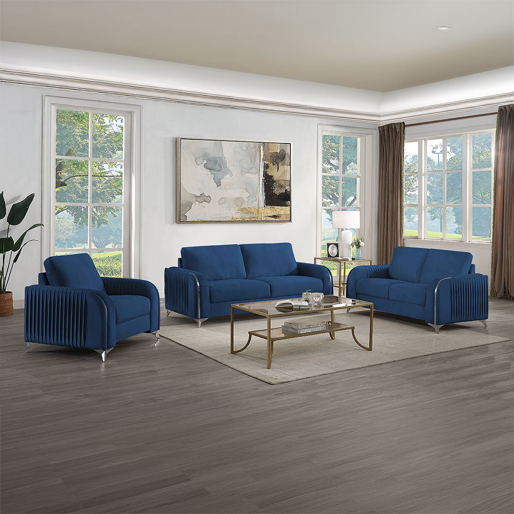 Wenona - Sofa - Blue Velvet, blue, view 8