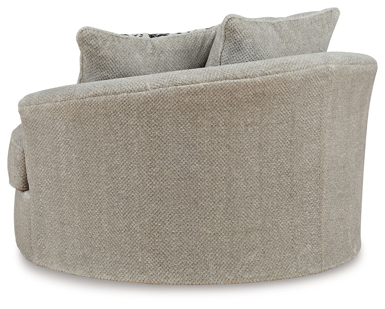 Ashley Furniture Calnita - Oversized Swivel Accent Chair - Sisal - Image 5