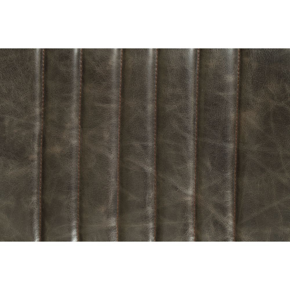 Sarahi - Accent Chair - Distress Espresso Top Grain Leather, black, view 5