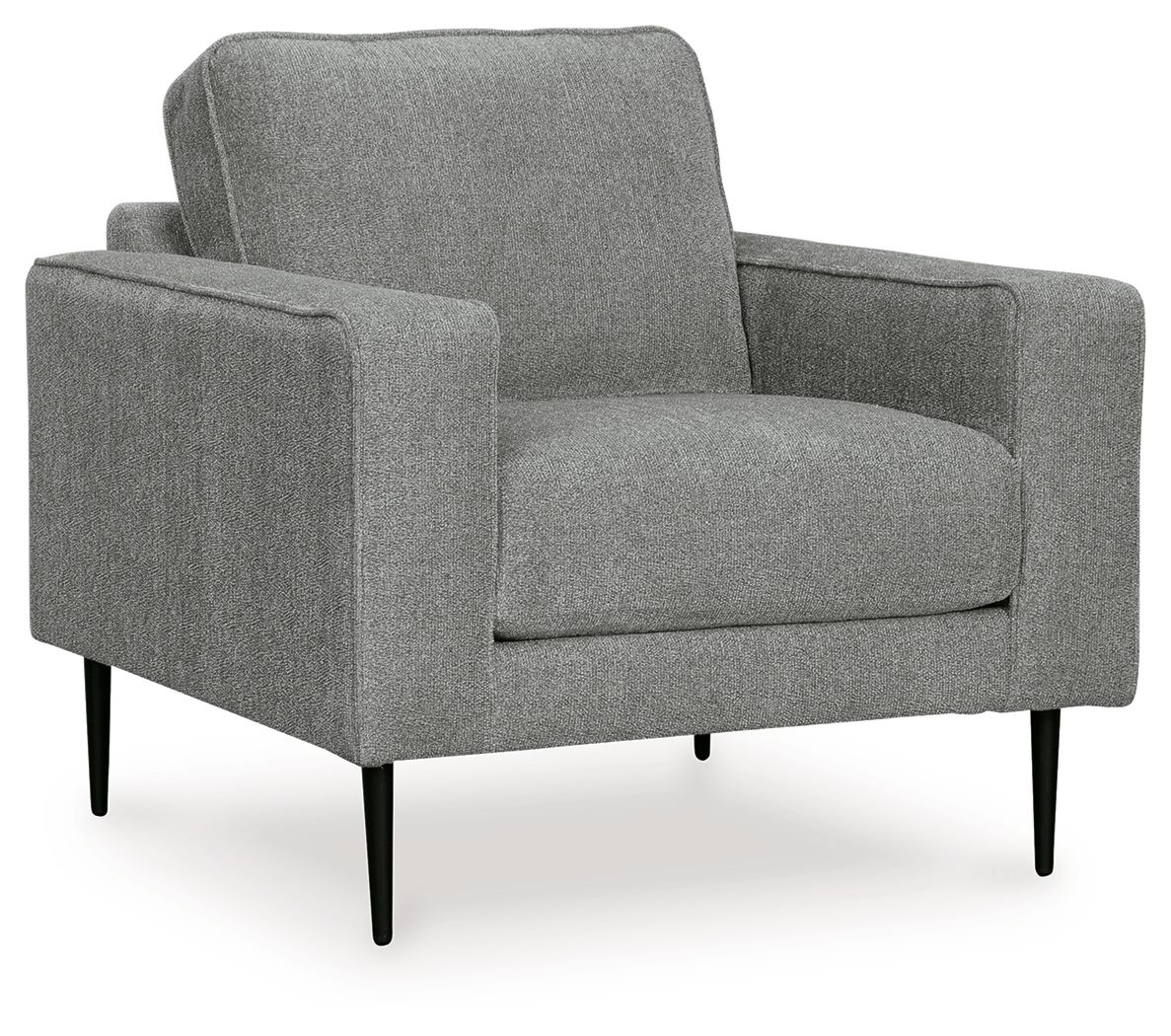 Ashley Furniture Hazela - 2 Pc. - Chair, Ottoman - Charcoal - Image 2