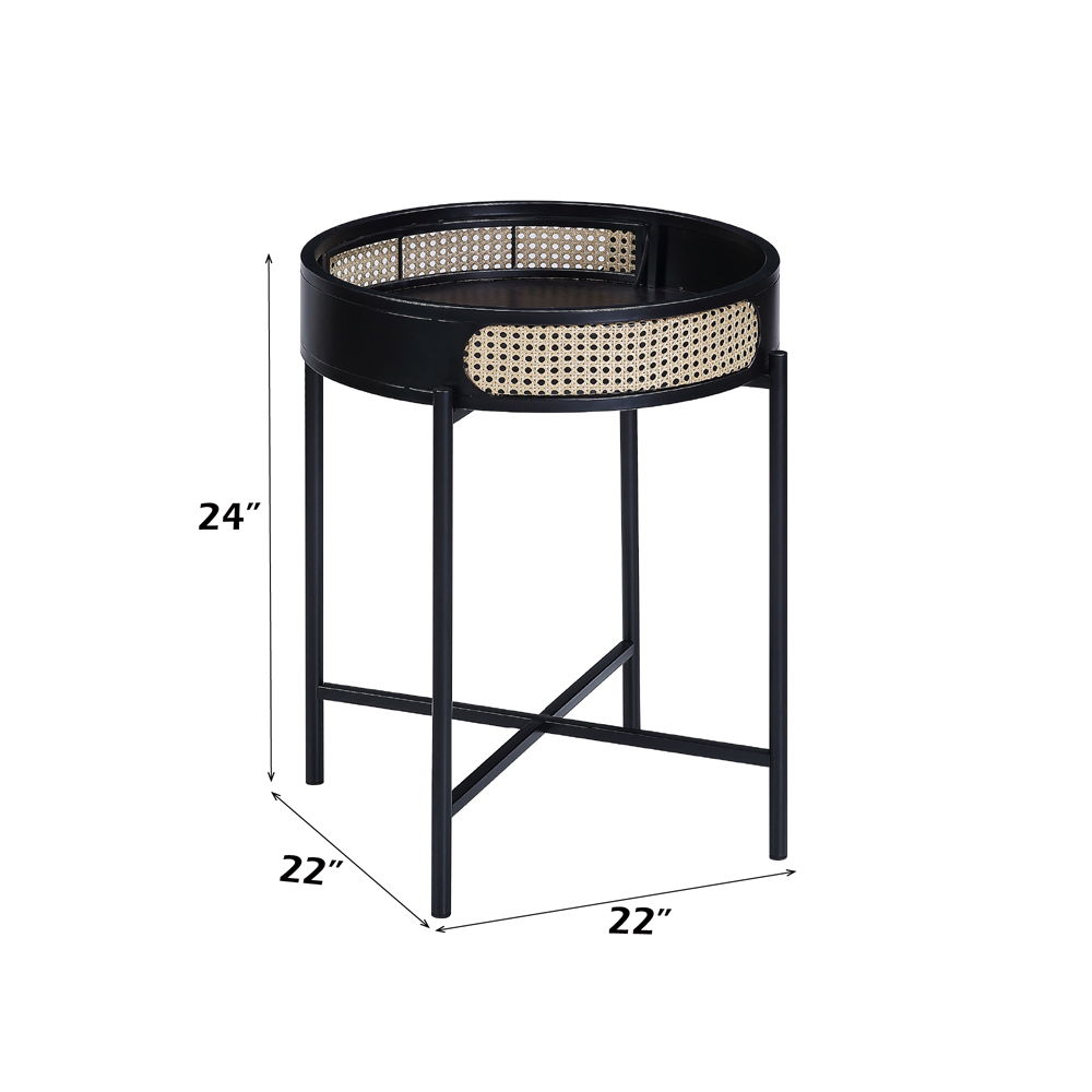 Colson - End Table - Black, black, view 4