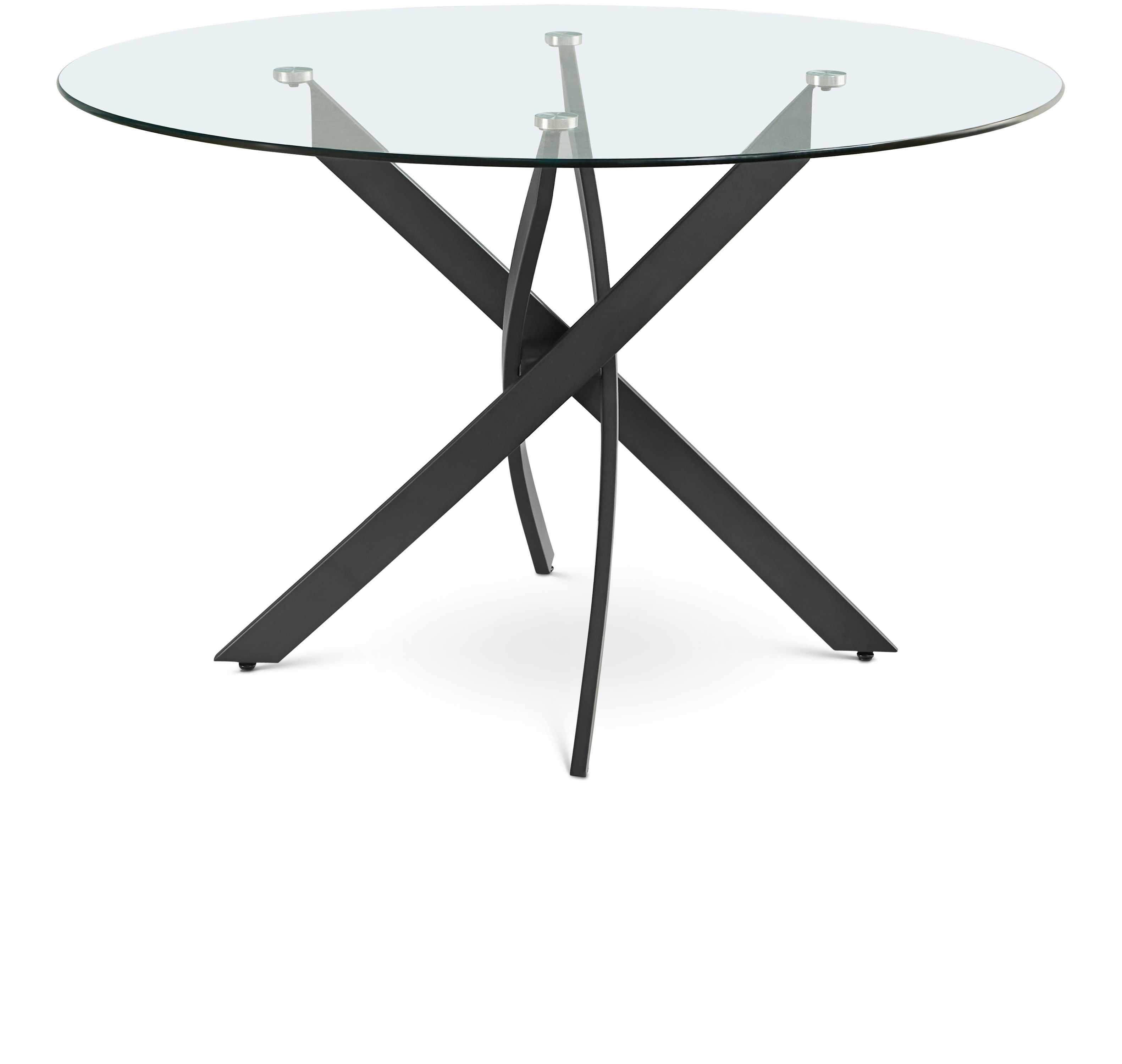 Xander - Dining Table - Matte Black