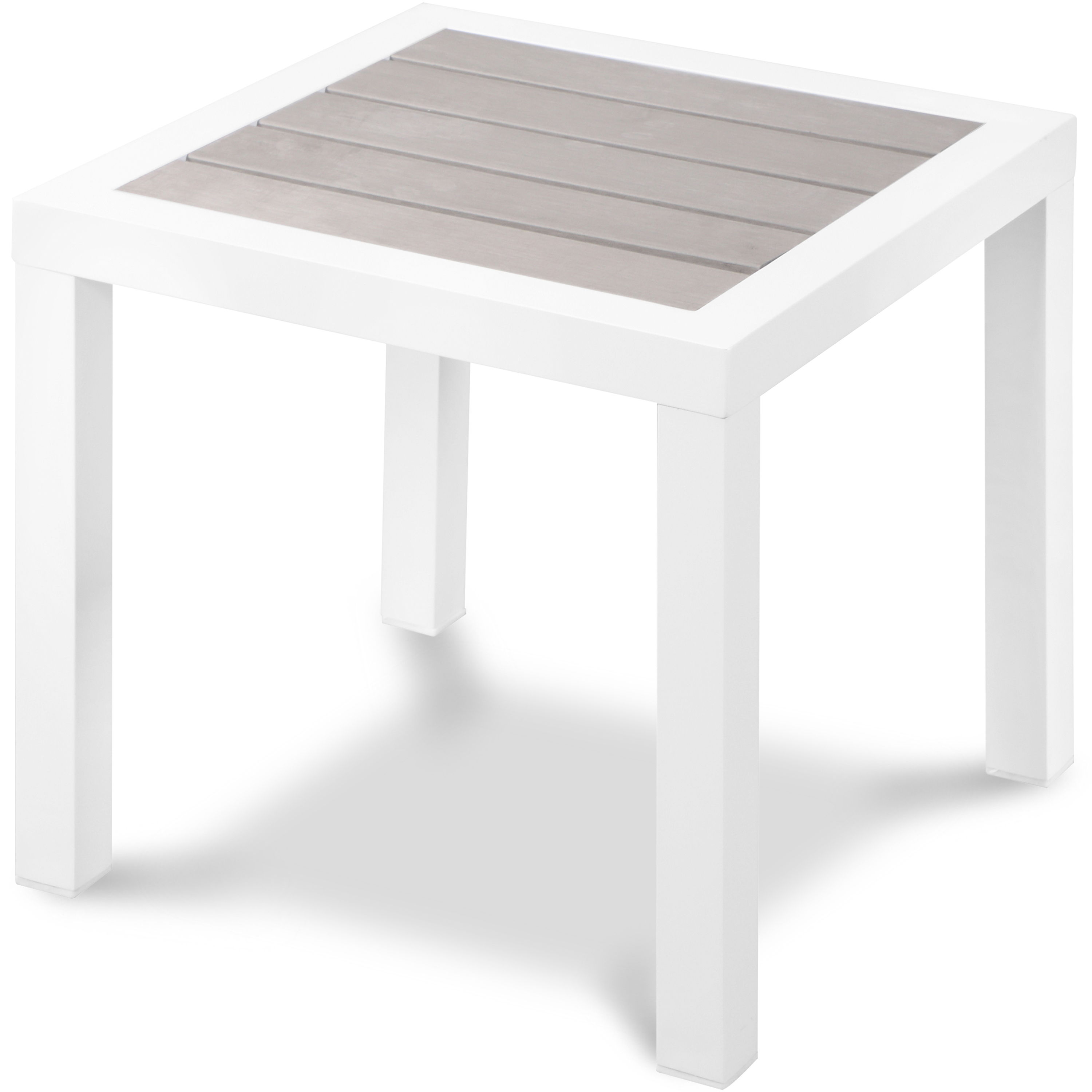Nizuc - Outdoor Patio End Table - Gray