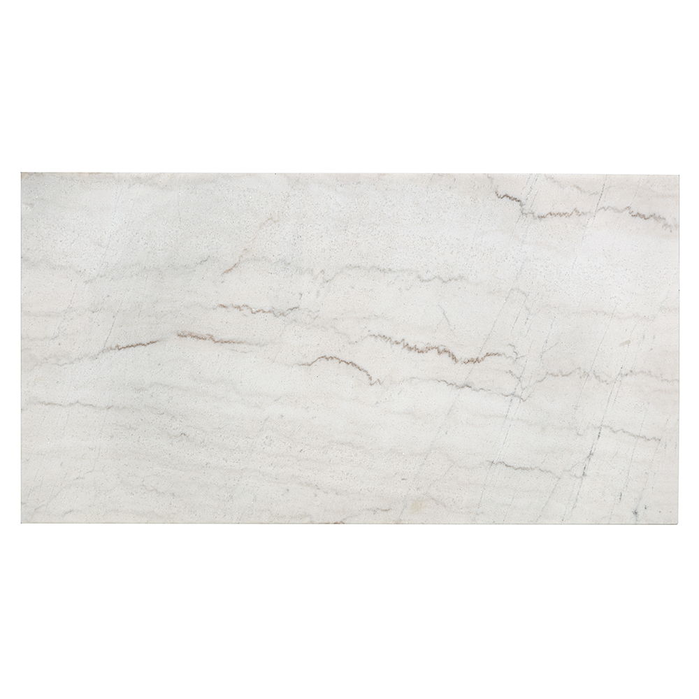Edwyn - Coffee Table With Marble Top - White Natural Marble Top & Brown, white, view 2