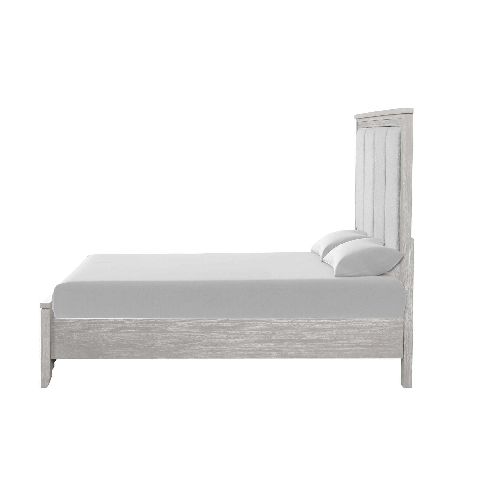 Fiona - 5/0 Queen Bed - Mist Gray