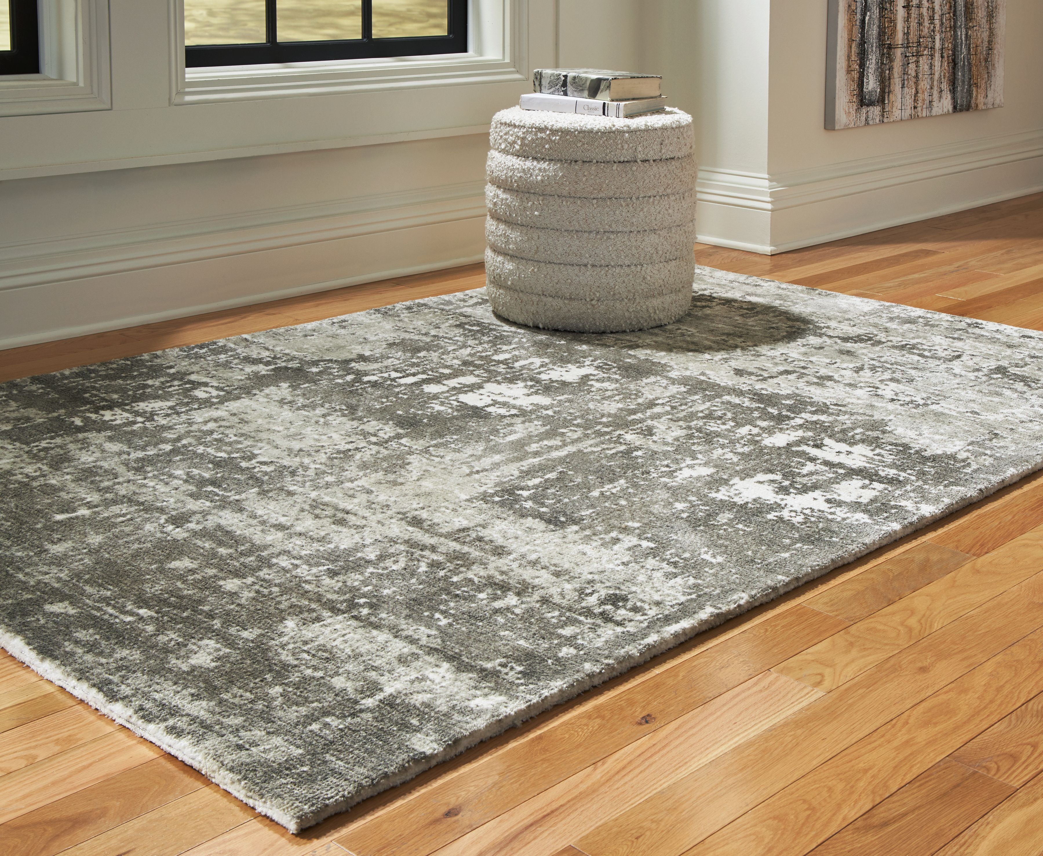 Ashley Furniture Valmontic - 5' x 7' Rug - Gray - Image 2