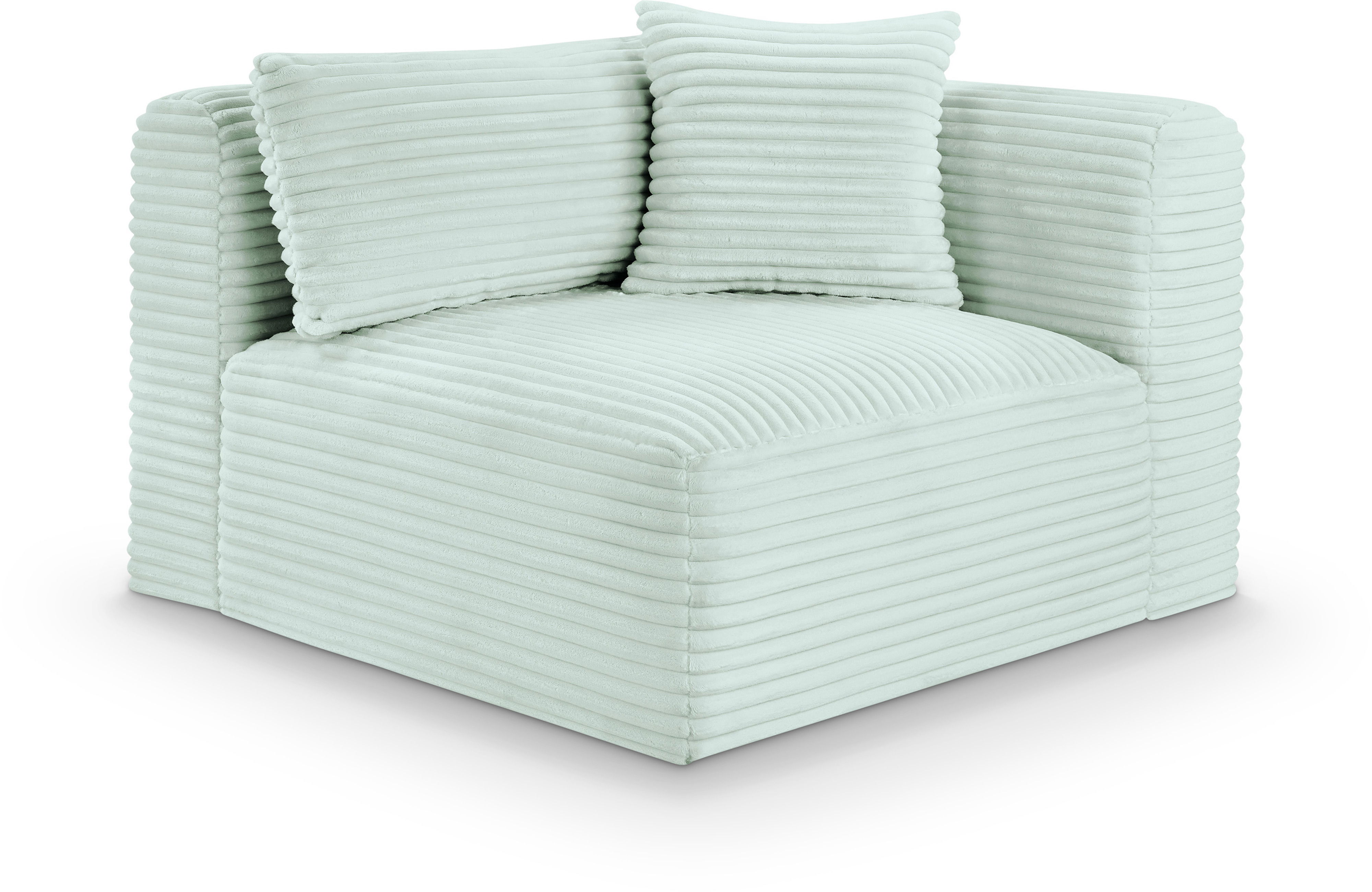 Shaggy - Corner Chair - Mint