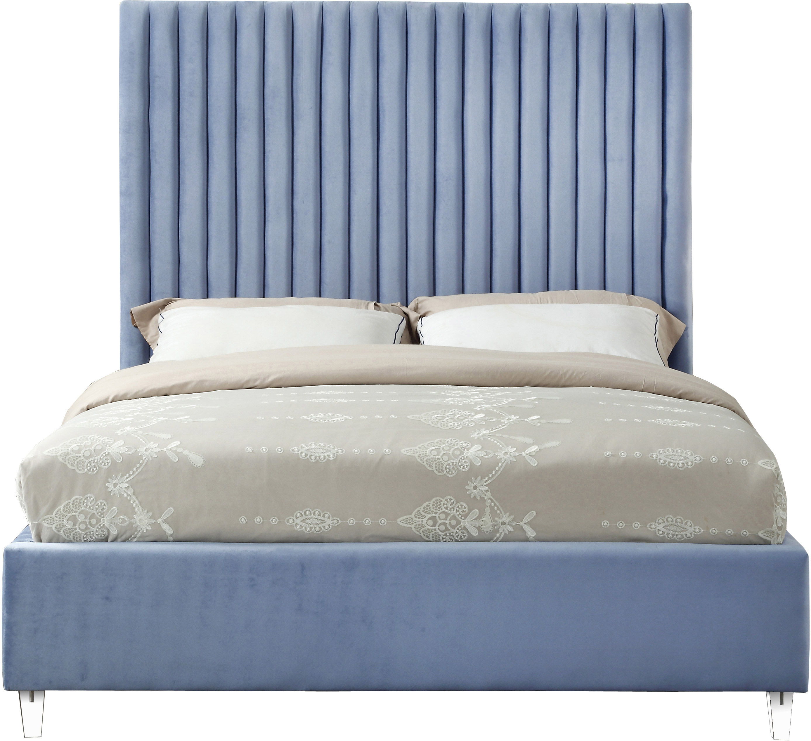 Candace - King Bed - Sky Blue