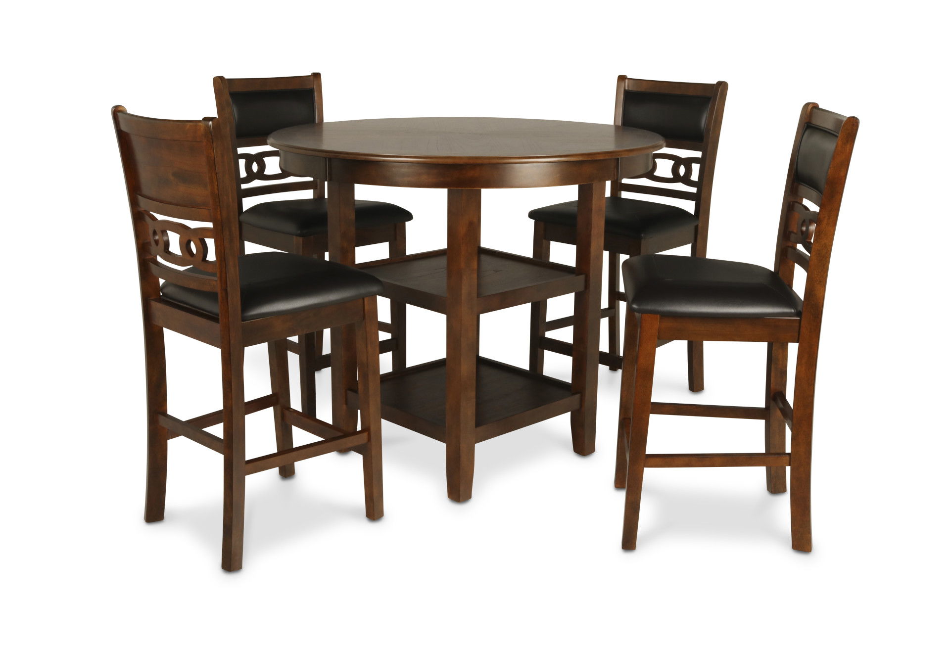 5 Pc · Round Counter Dining Set