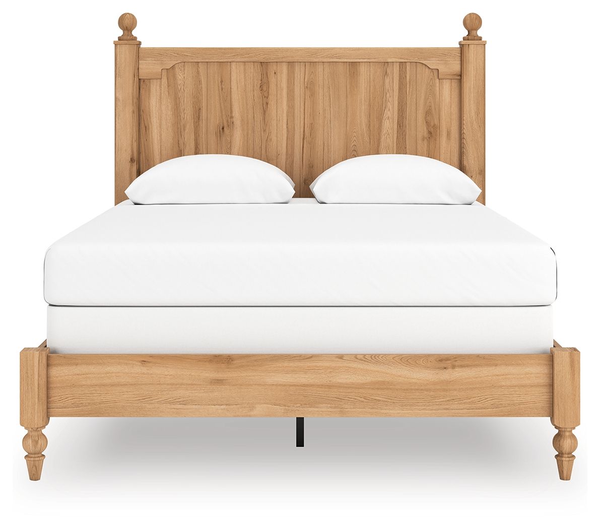 Ashley Furniture Aleaport - Queen Panel Bed - Warm Brown - Image 5