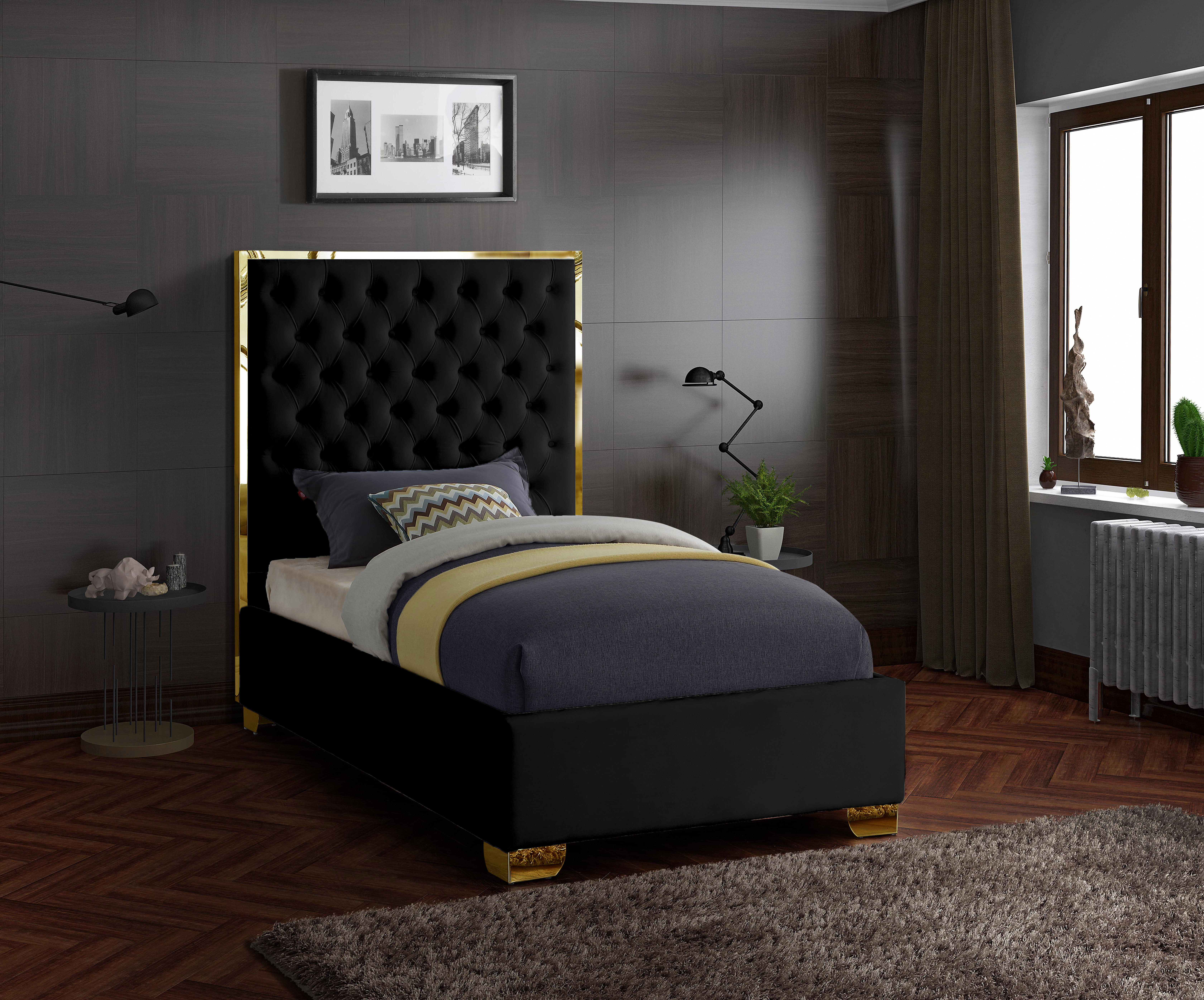 Lana - Twin Bed - Black