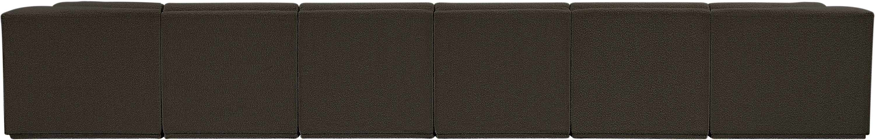 Ollie - 7 Piece Modular Sectional - Brown