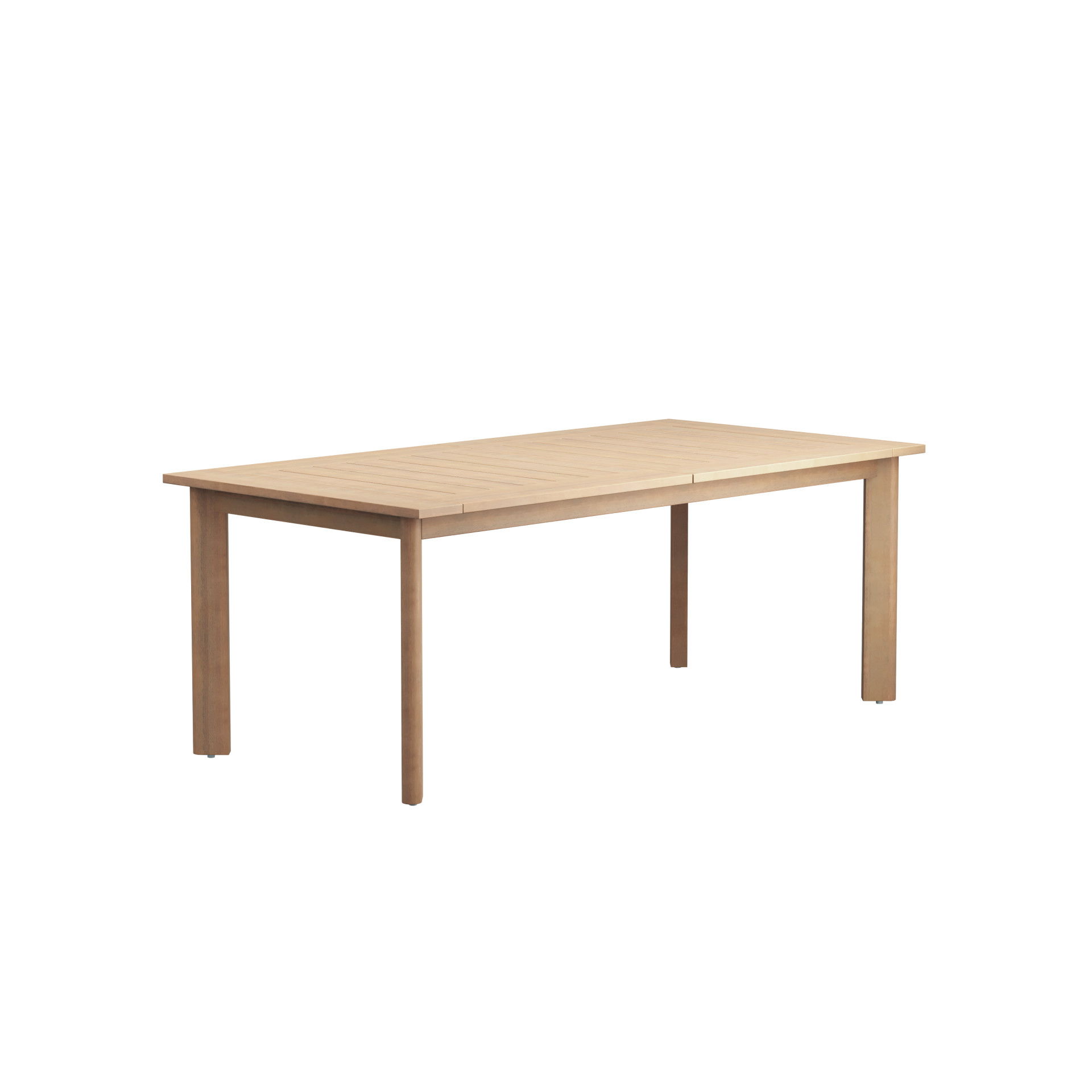 Patio Dining Table With Self Storing Leaf