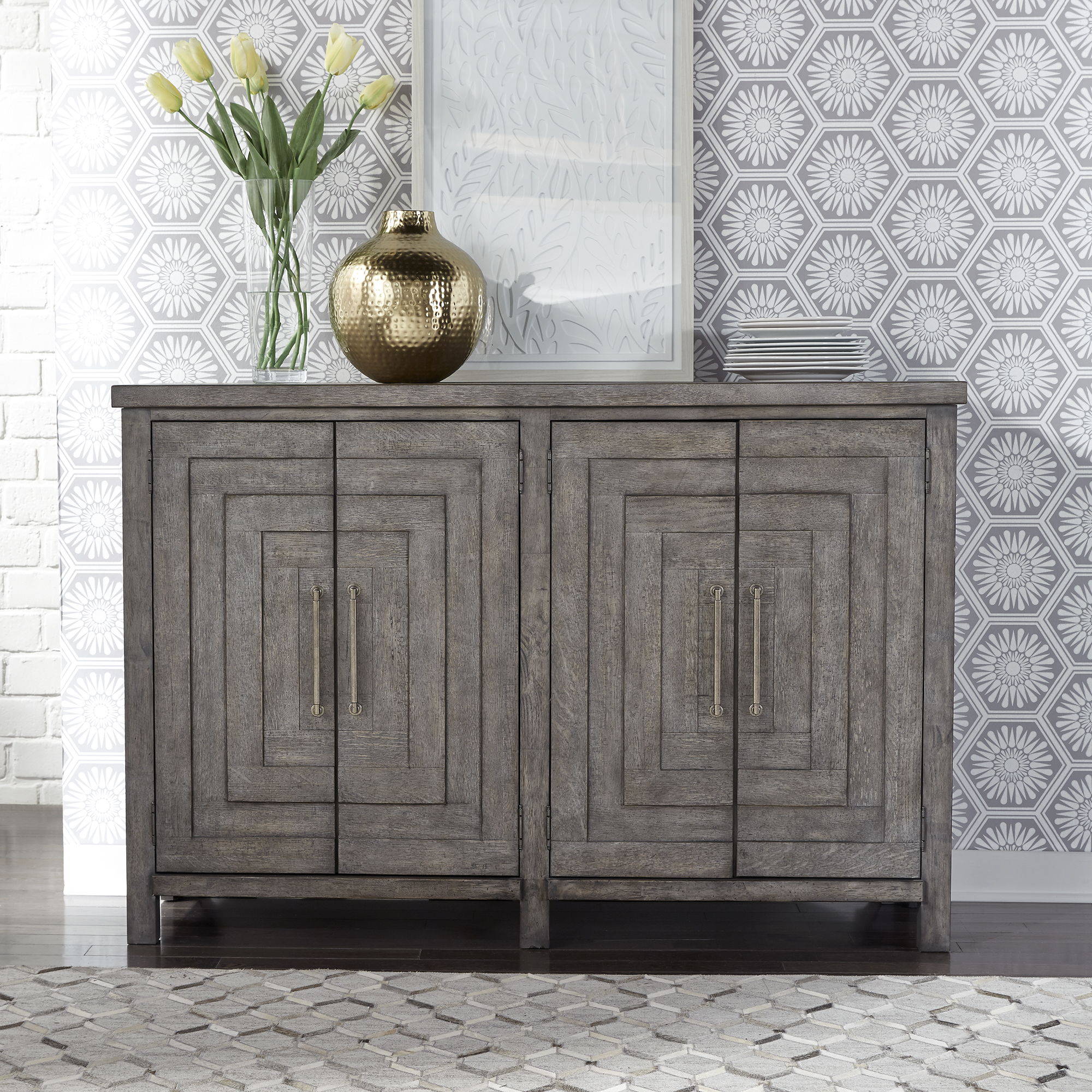 Liberty Furniture Modern Farmhouse - Buffet - Gray