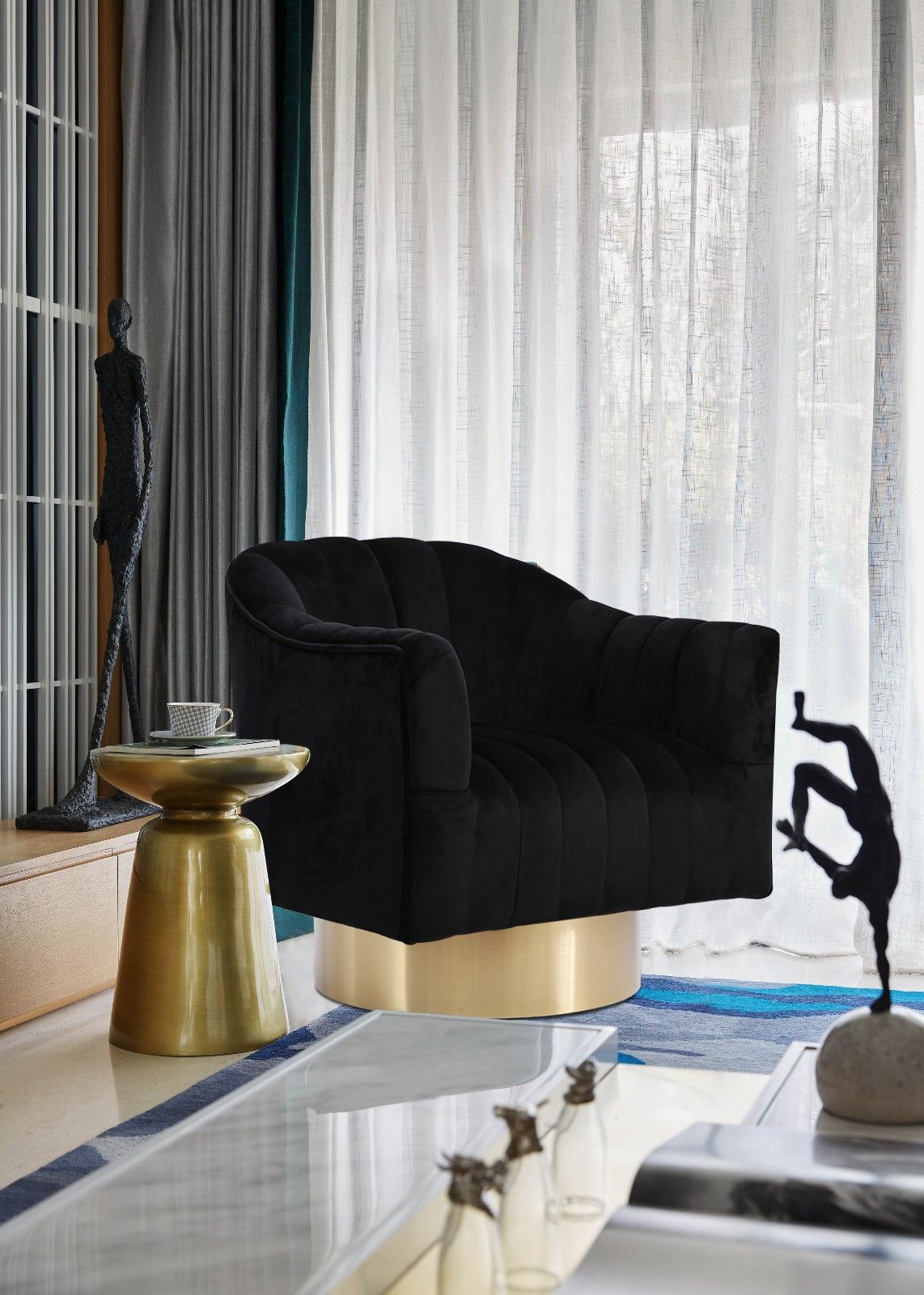 Farrah - Accent Chair - Black